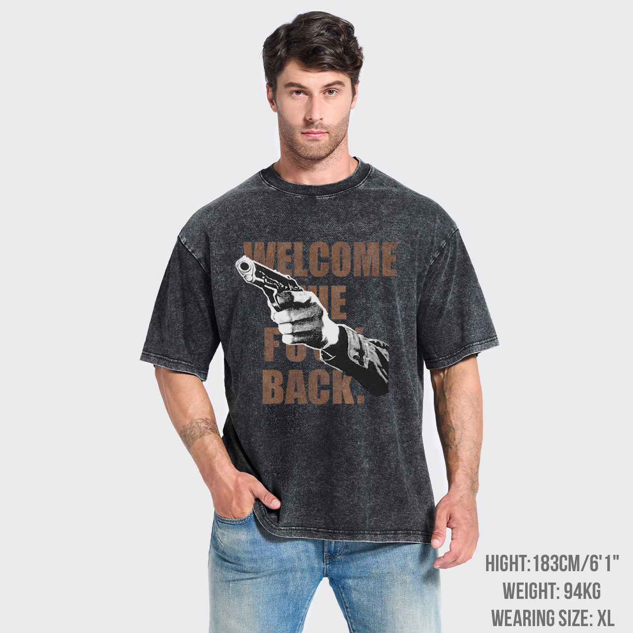 Welcome The Back Garment-dye Tees
