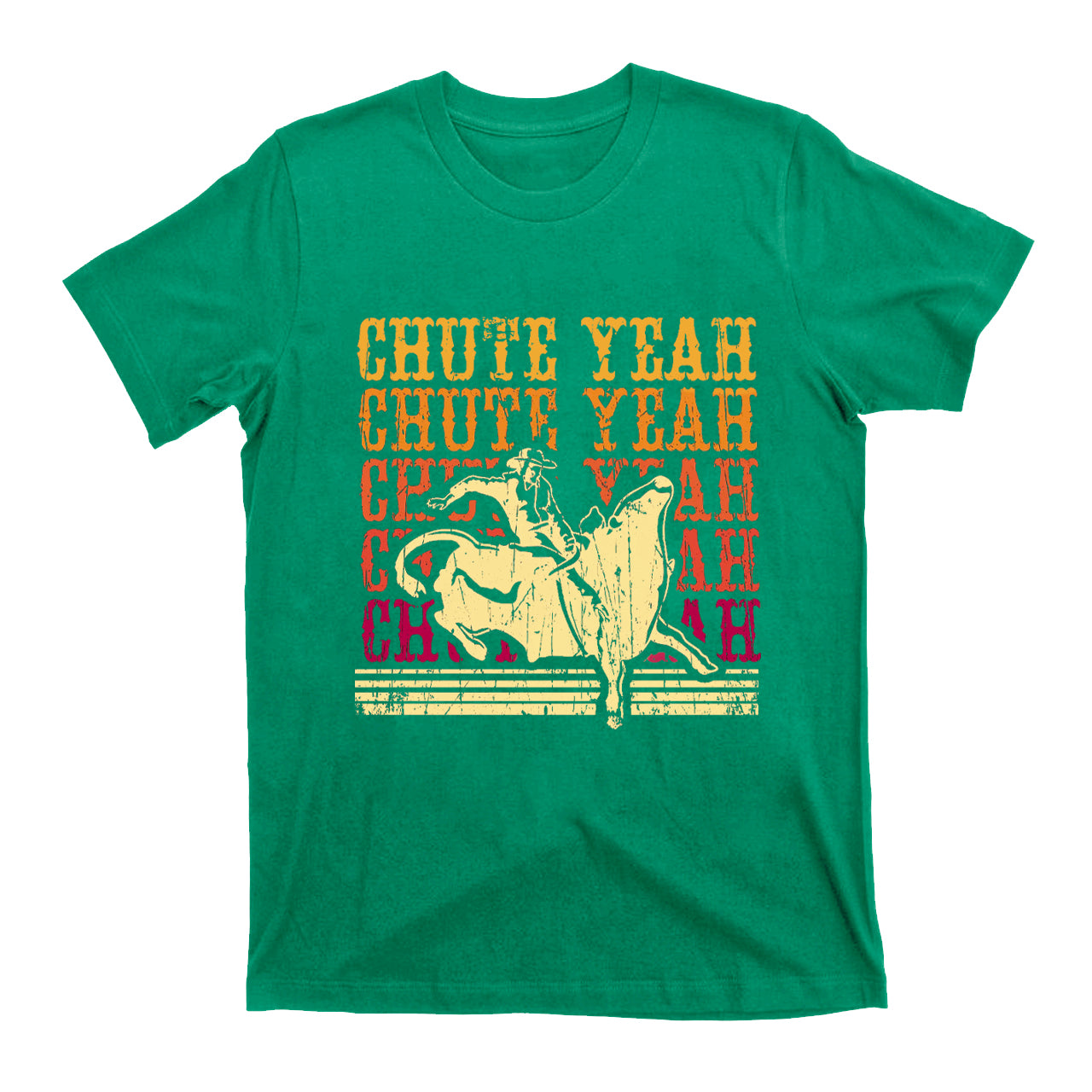 Funny Bull Rider Chute Yeah T-Shirts