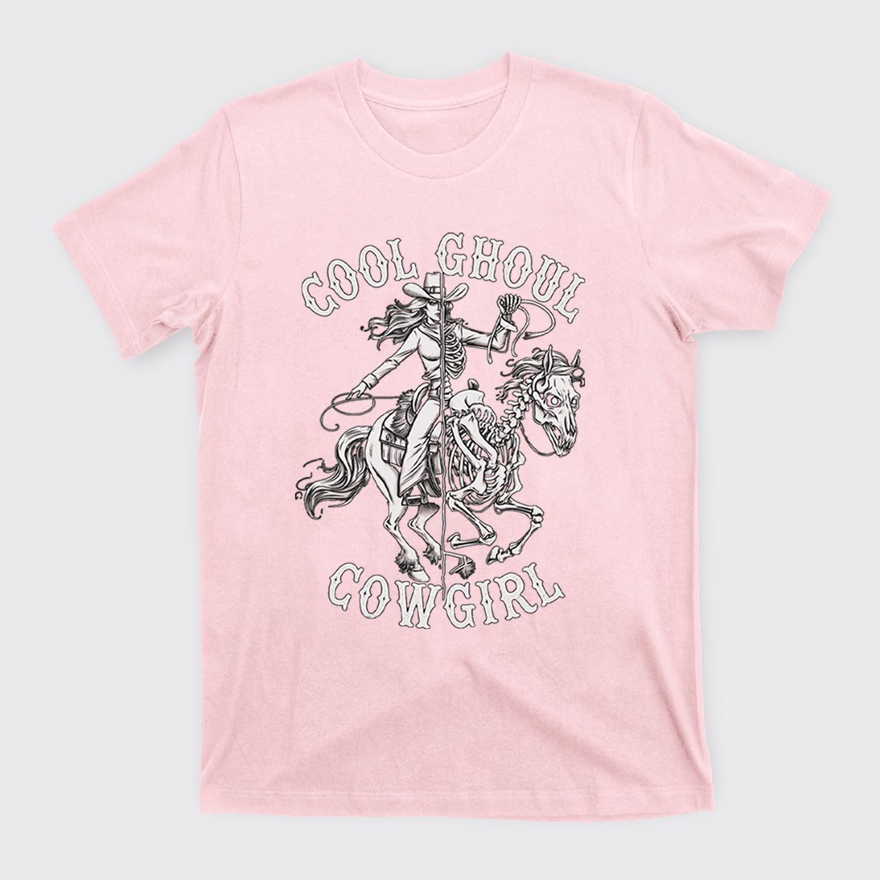 Halloween Cool Ghoul Cowgirl T-Shirts