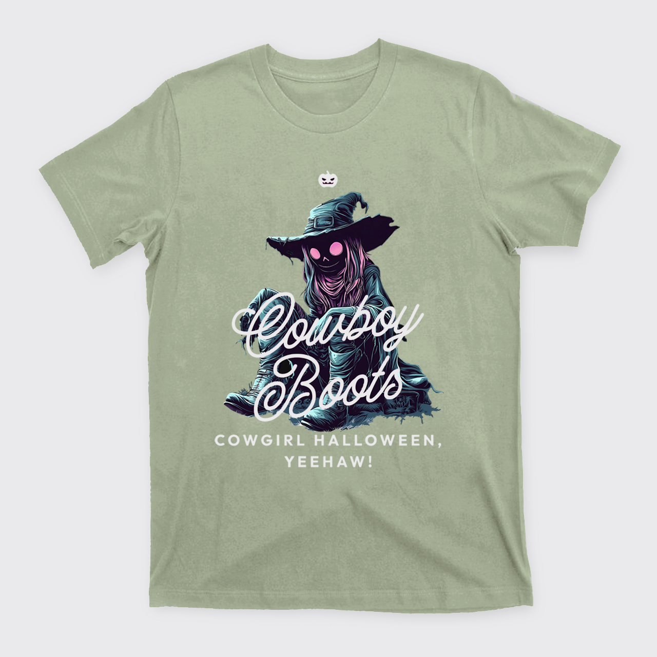 Spooky Western Cowgirl Halloween T-Shirts