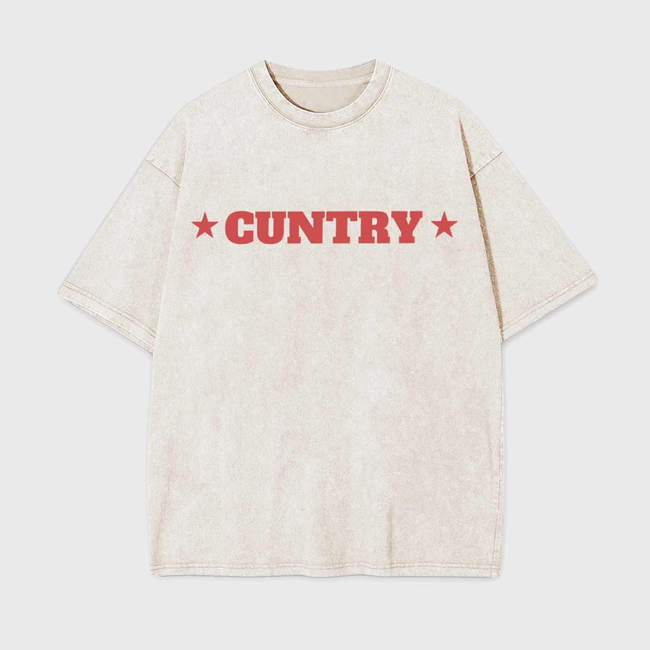Western Cuntry Garment-dye Tees