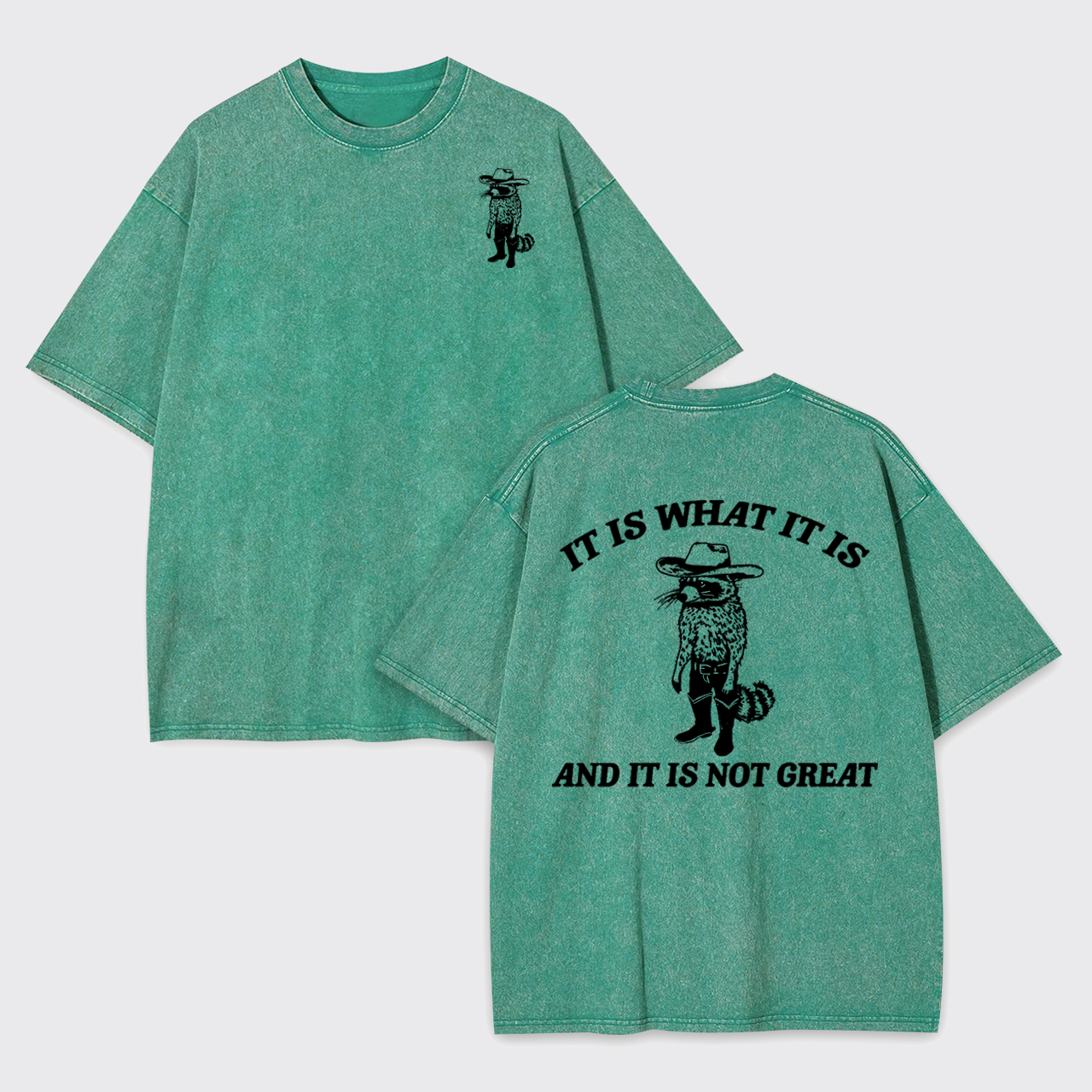 It Is What It Is And It Is Not Great Vintage Garment-dye Tees
