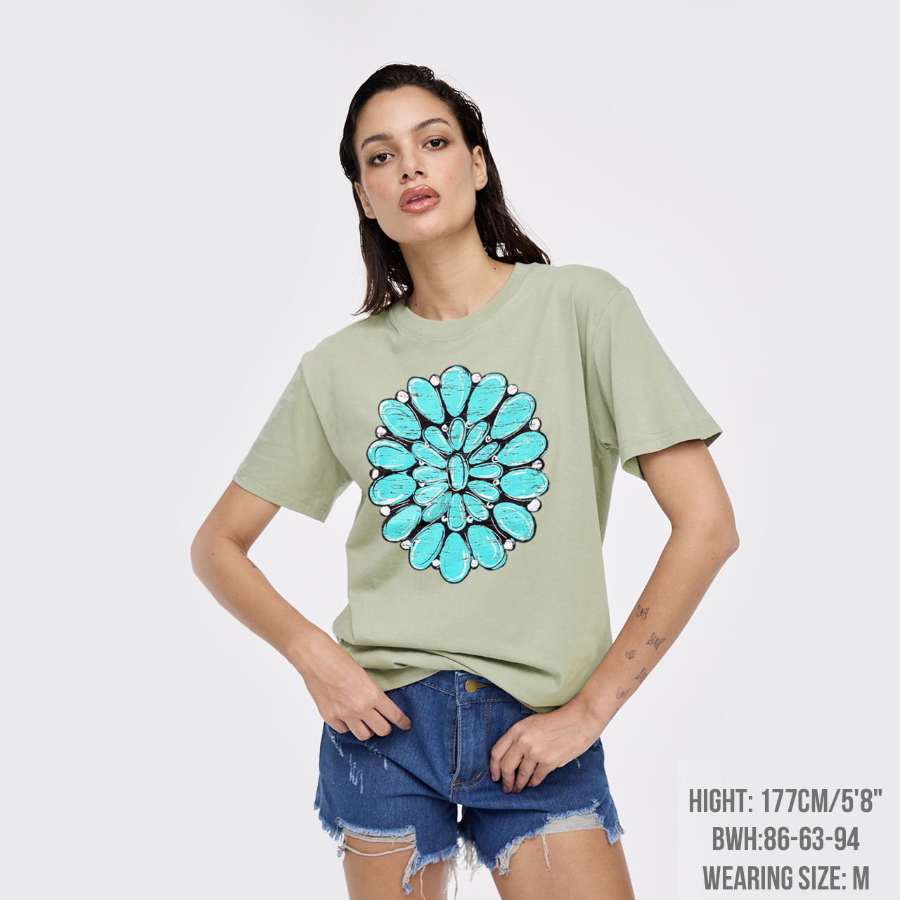 Turquoise Stone Country Music T-Shirts