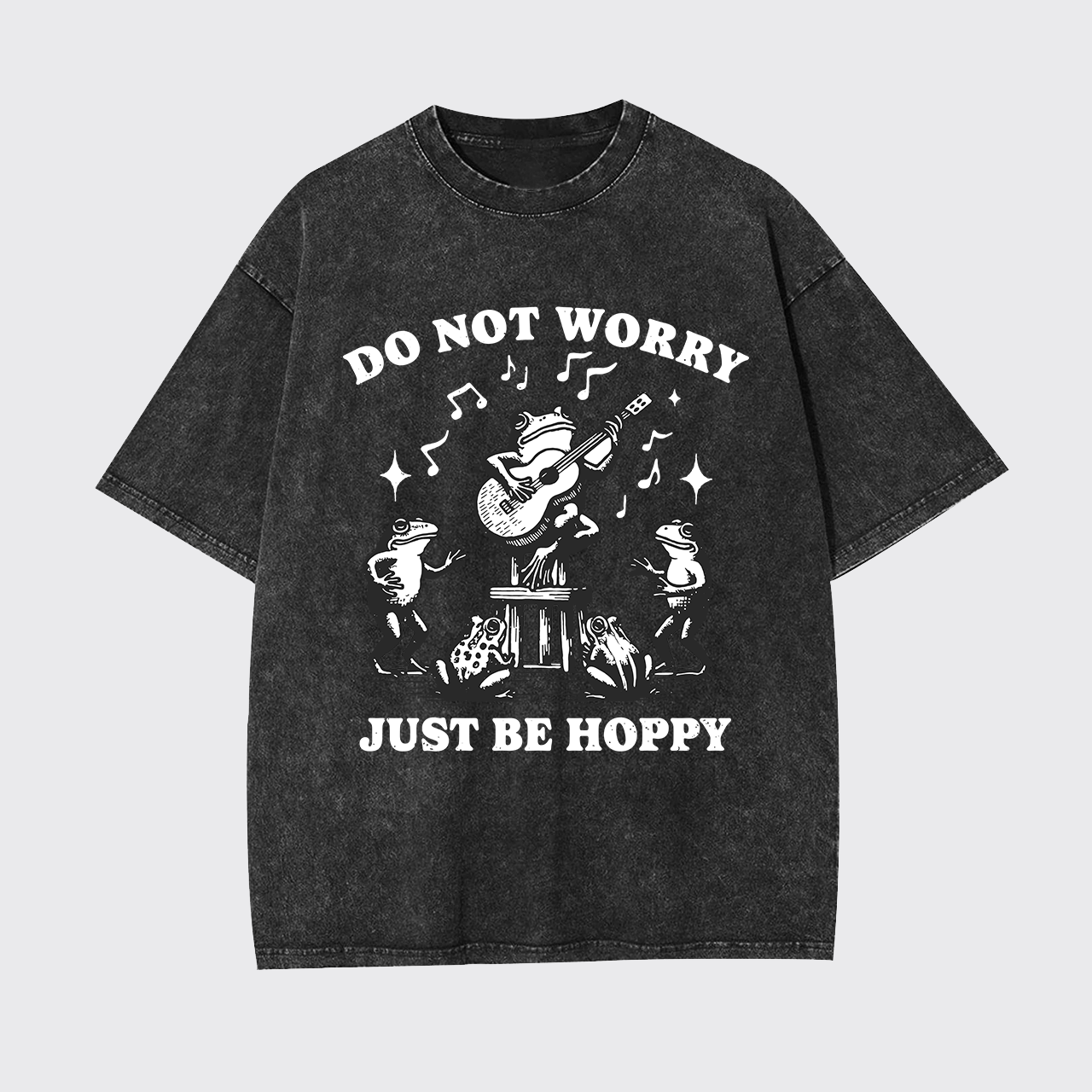 Do Not Worry Just Be Hoppy Garment-dye Tees