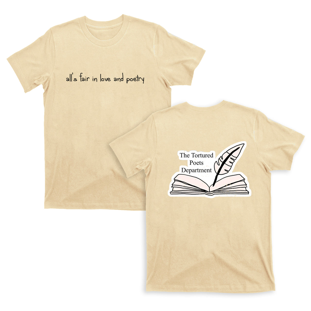 All's Fair In Love and Poetry Tortured Poets Department T-Shirts
