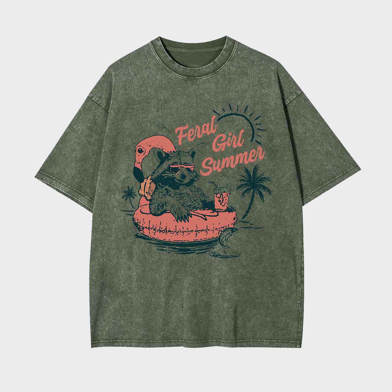 Feral Girl Summer Garment-dye Tees