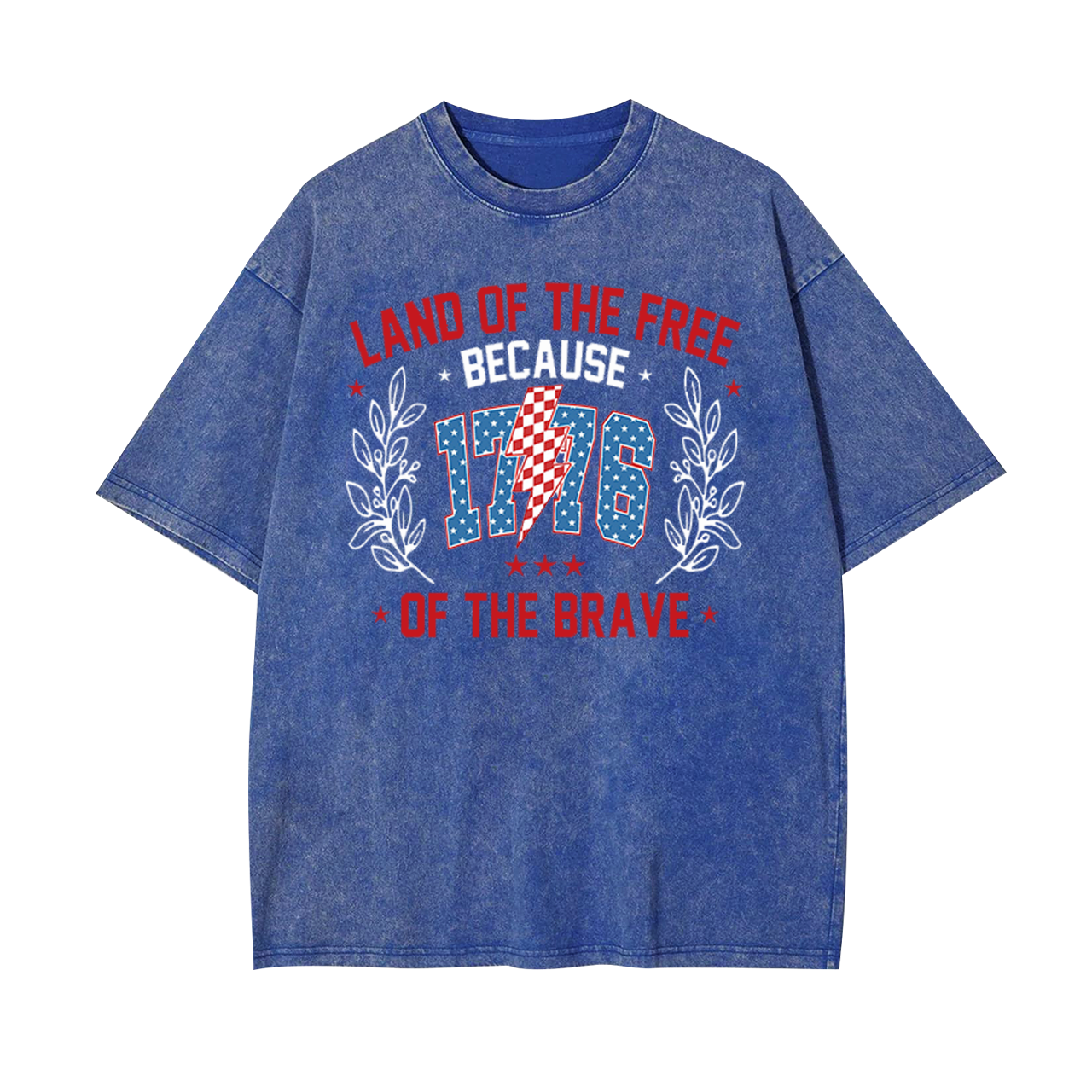 1776.Land Of The Free Garment-dye Tees