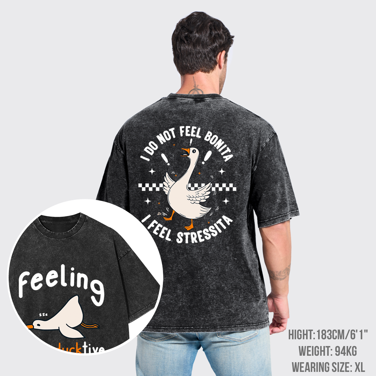 Feeling Unproducktive Garment-dye Tees