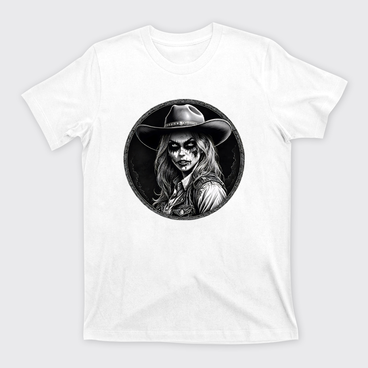 Halloween Undead Cowgirl T-Shirts
