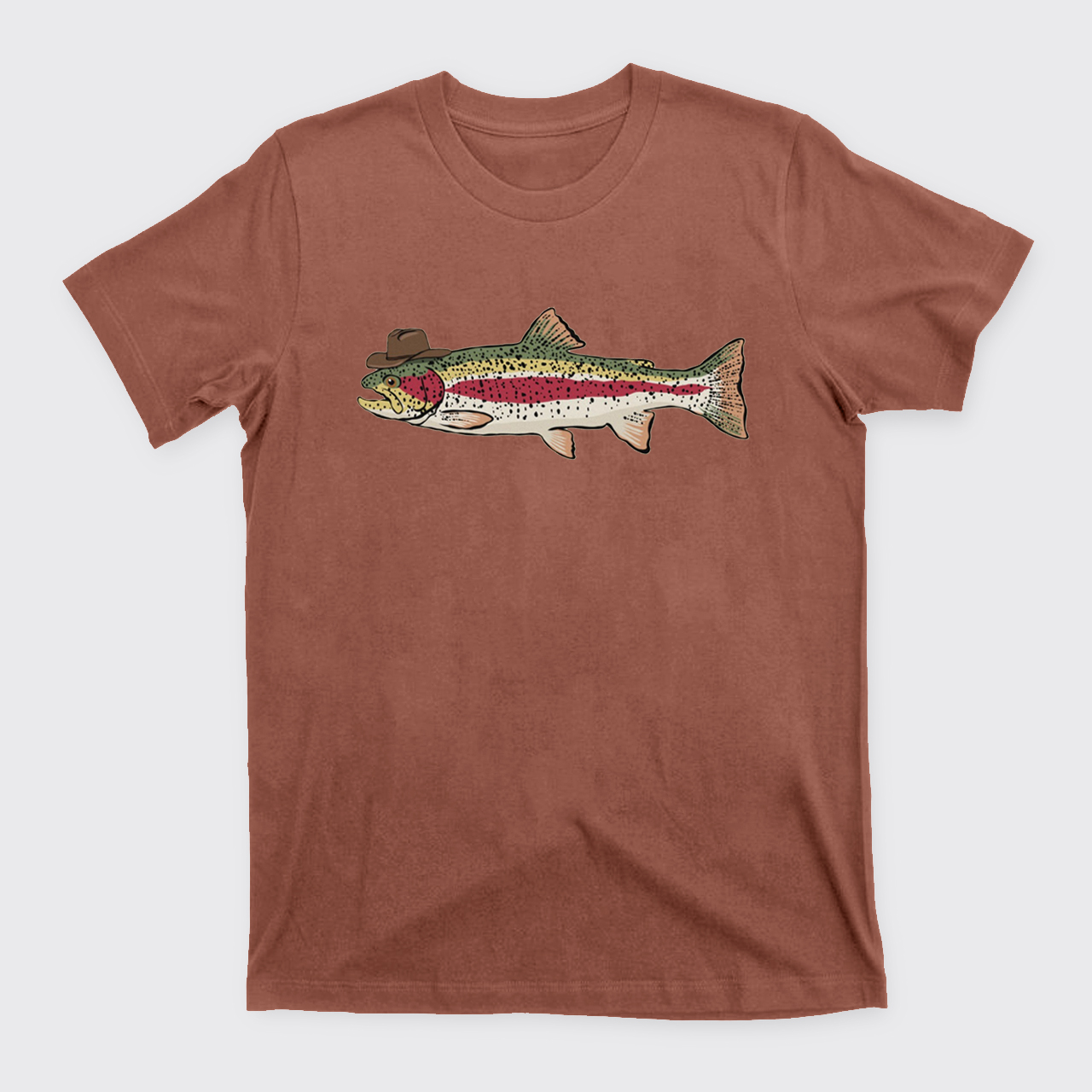 Cowboy Trout Western Fishing T-Shirts