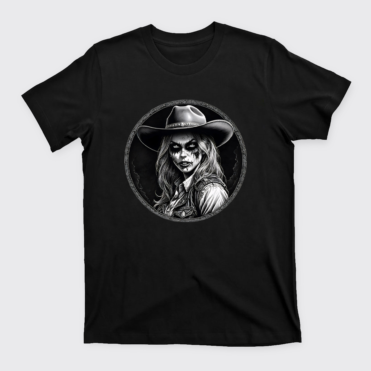 Halloween Undead Cowgirl T-Shirts