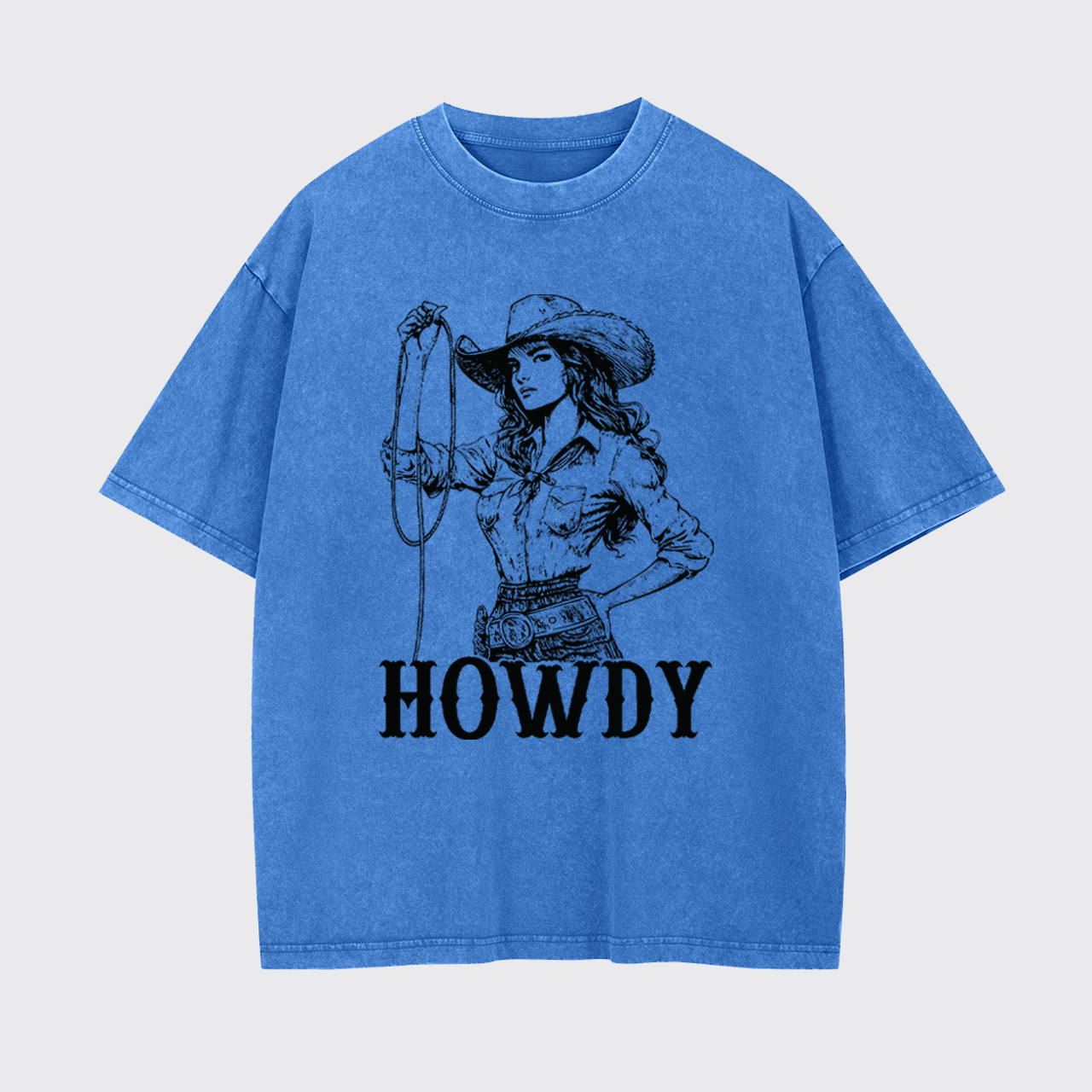 Howdy Cowgirl Garment-dye Tees
