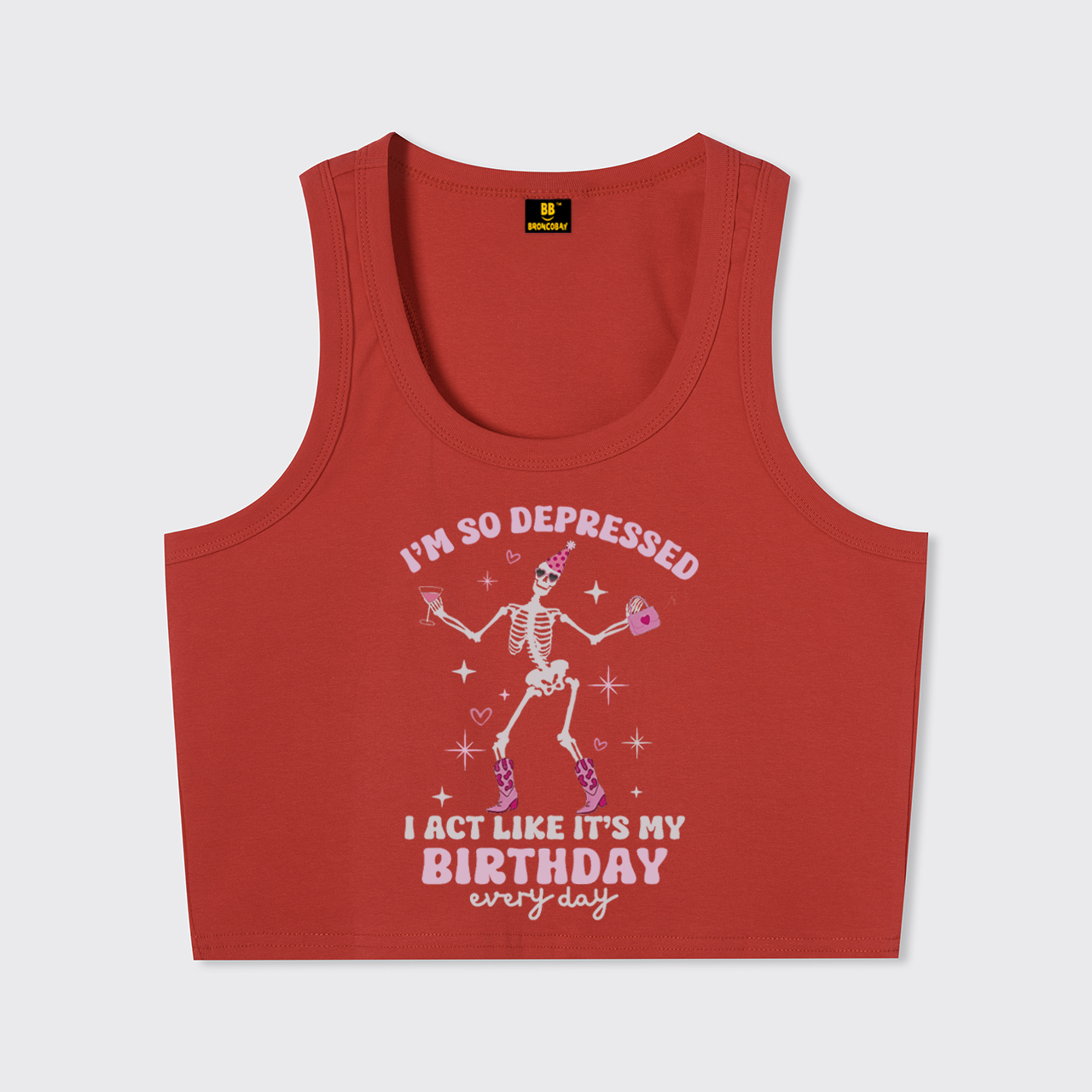 I'm So Depressed Music Tank Top