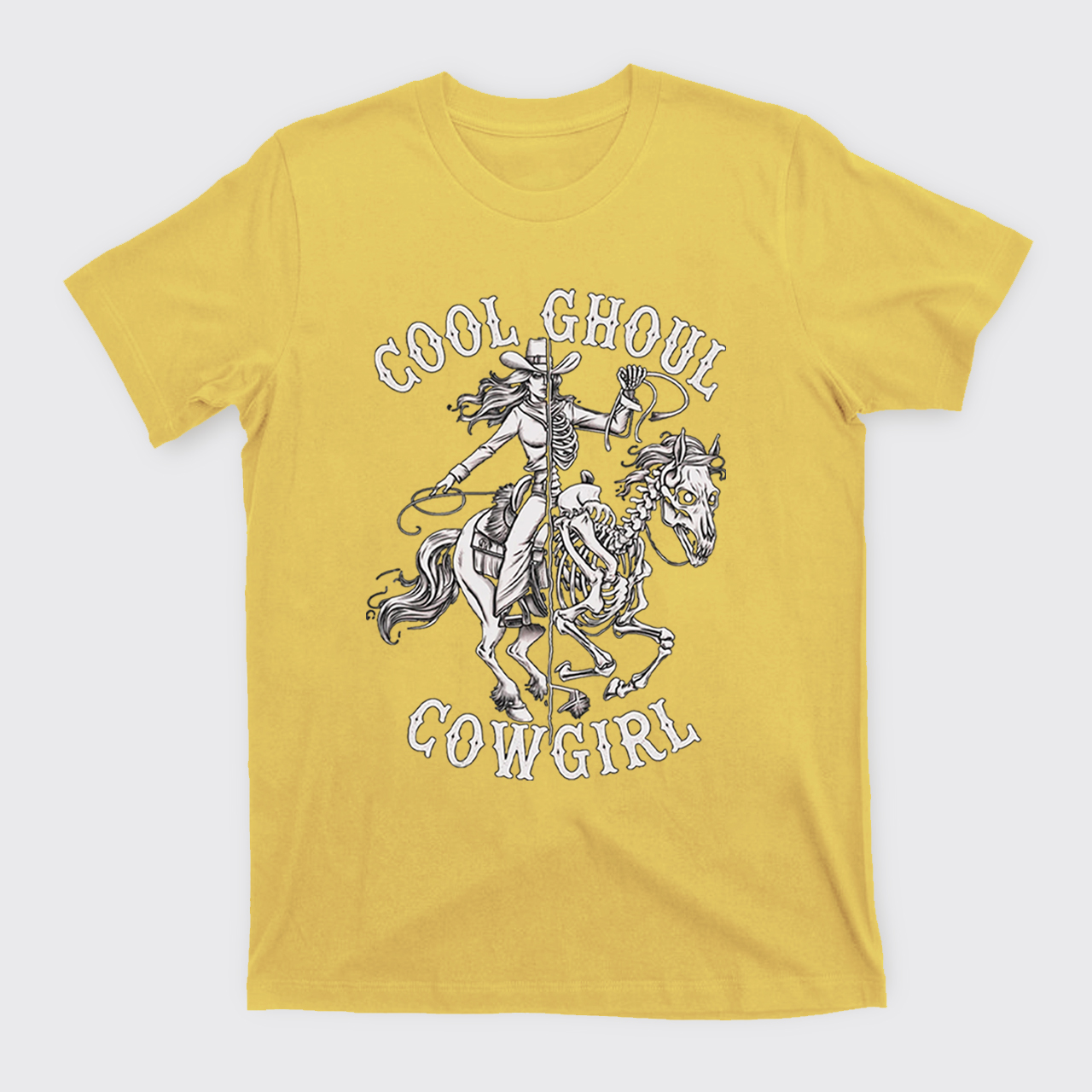 Halloween Cool Ghoul Cowgirl T-Shirts