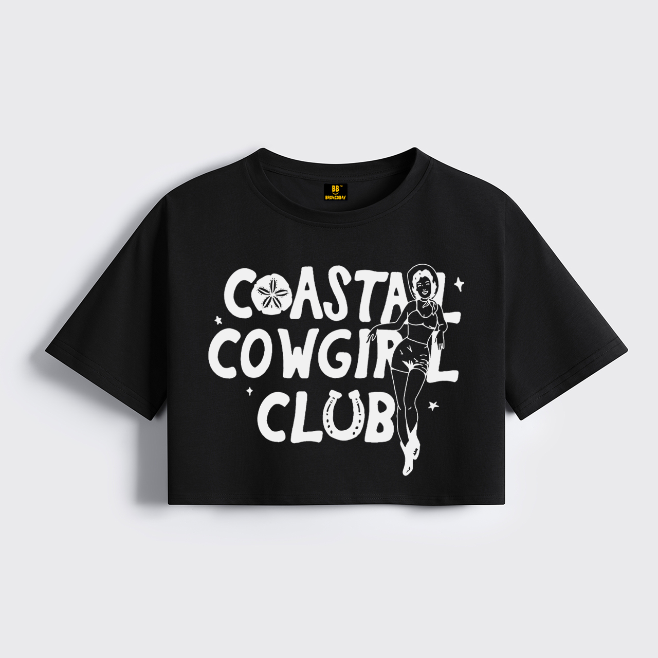 Coastal Vintage Cowgirl Cropped Boxy Tee