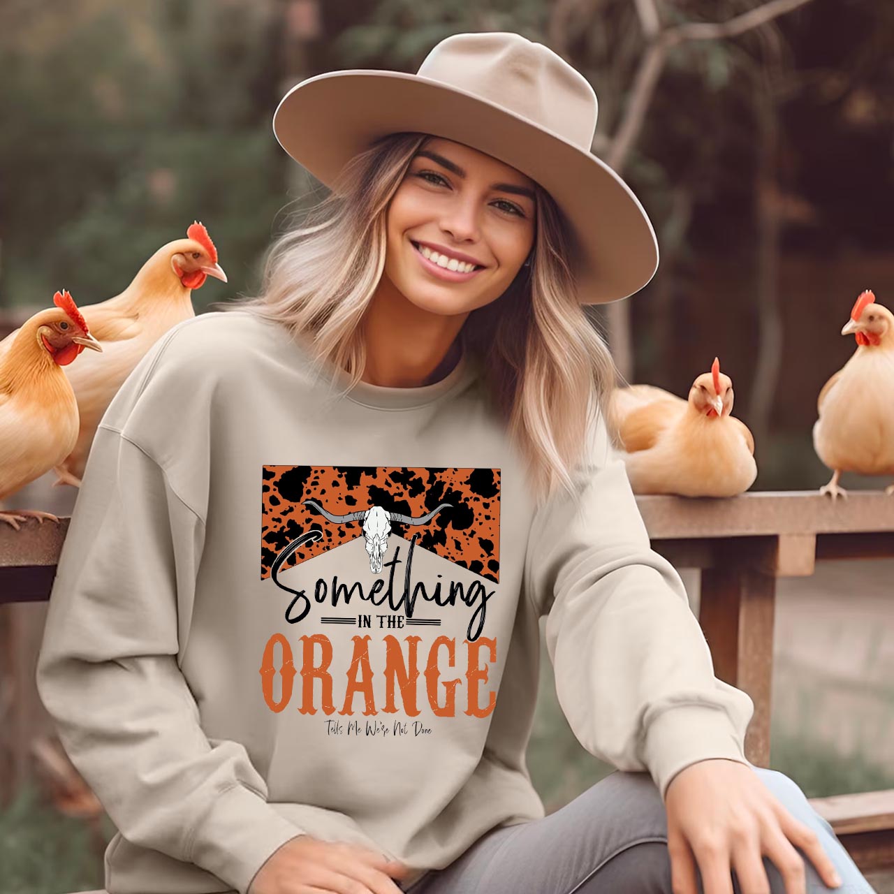 Something In The Orange Sweatshirt