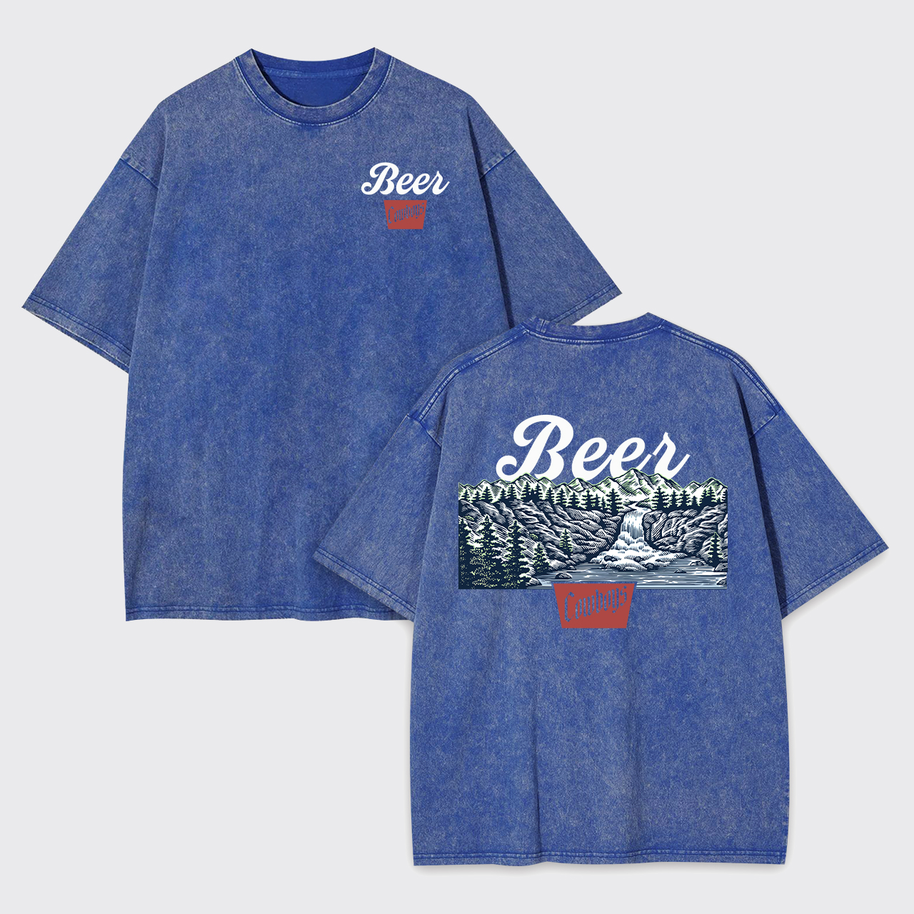 Beer Cowboys Garment-dye Tees