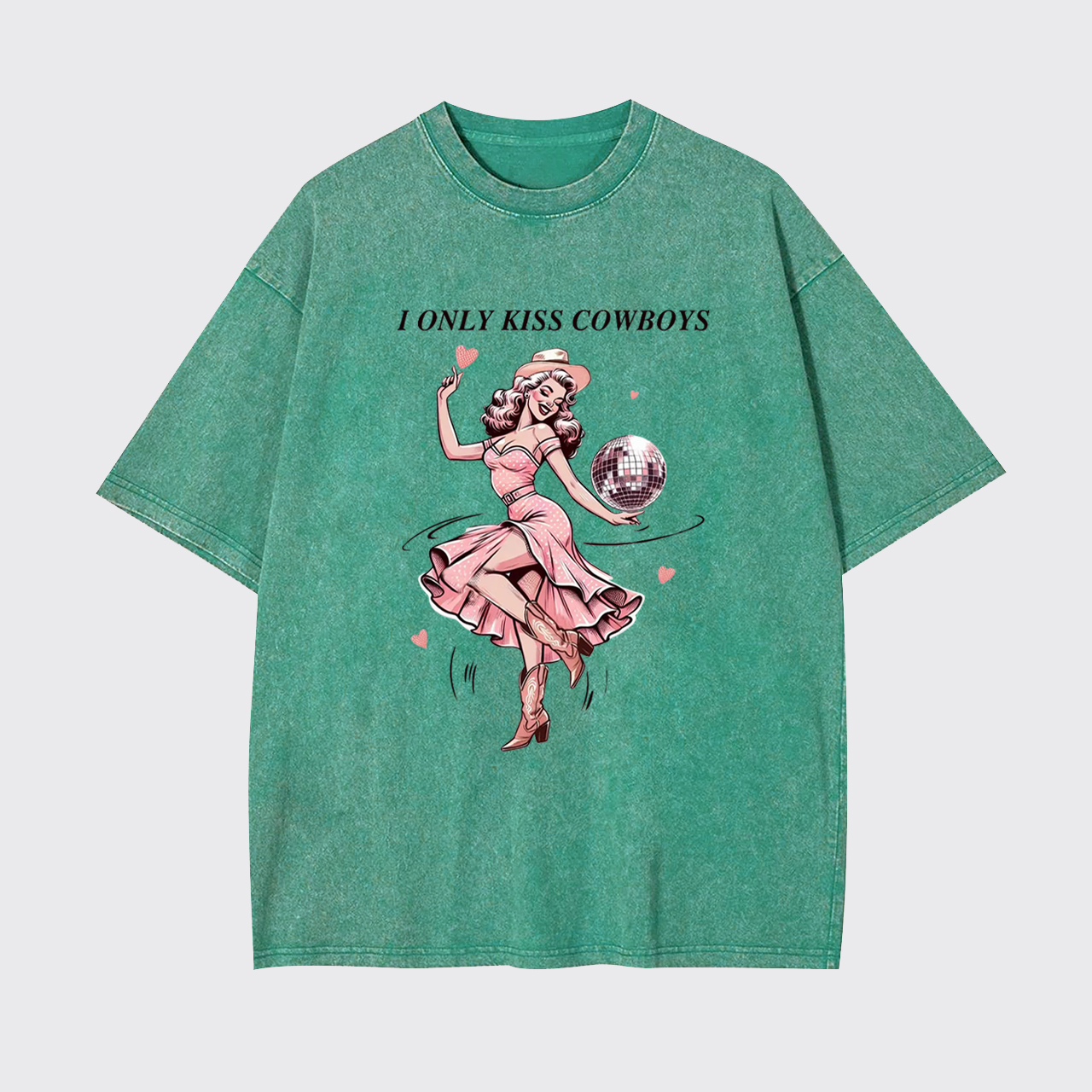 I Only Kiss Cowboys Garment-dye Tees