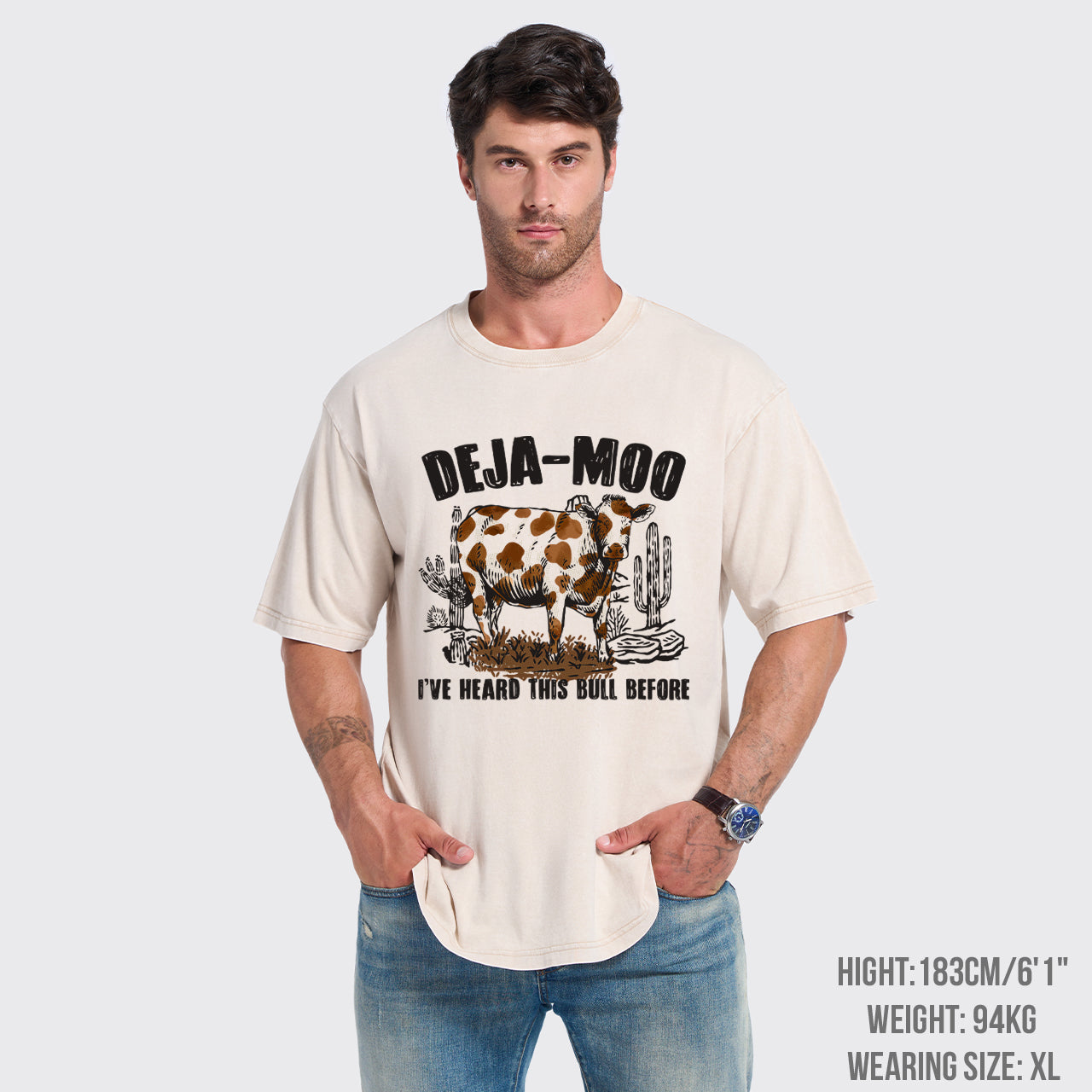 Deja-Moo Garment-dye Tees