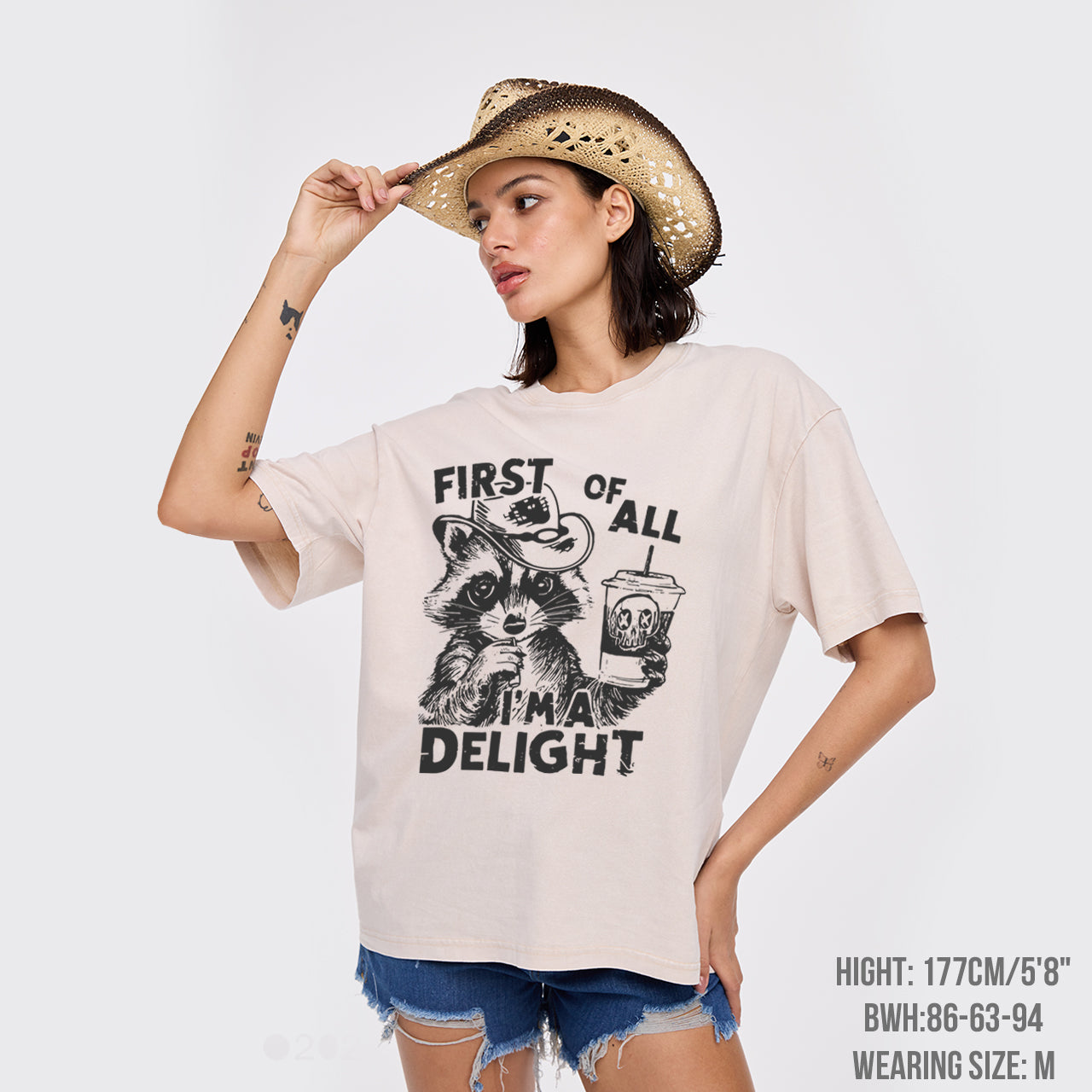 First Of All I'm A Delight Garment-dye Tees