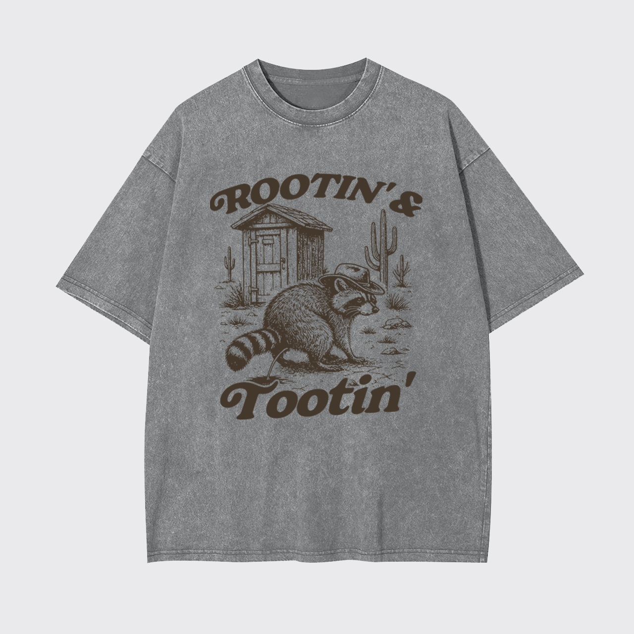 Rootin' and Tootin' Feral Cowboy Garment-dye Tees