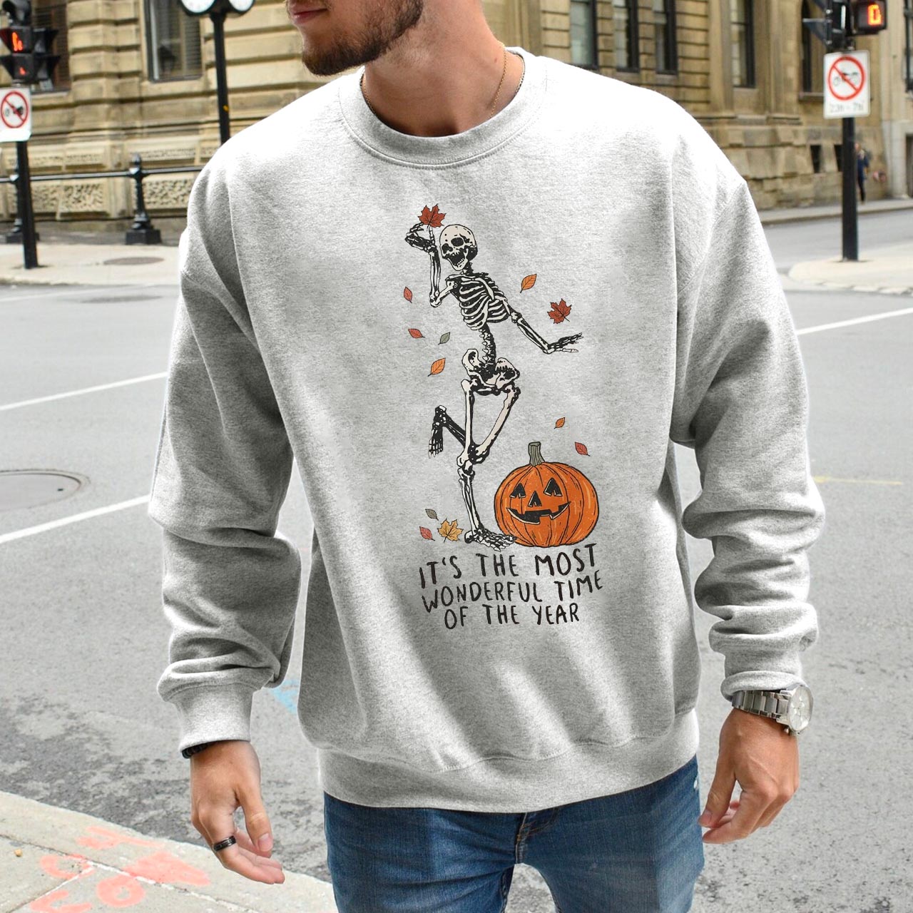 Its The Most Wondrful Time Halloween Sweatshirt