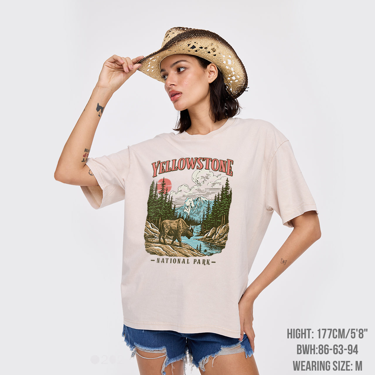 Vintage Yellowstone National Park Garment-dye Tees