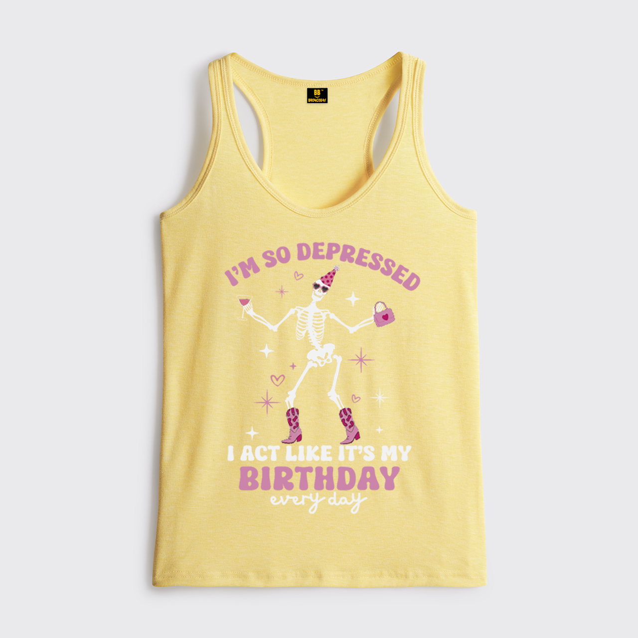 I'm So Depressed Music Classic Tanks