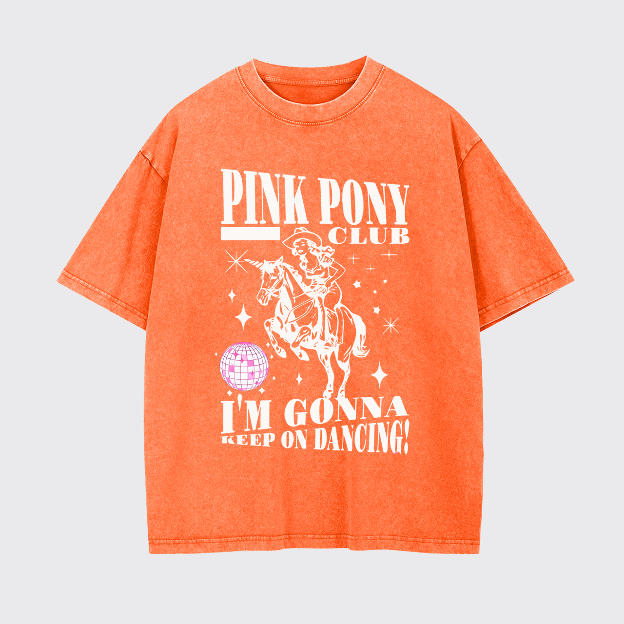 Keep On Dancing Cowgirl Garment-dye Tees