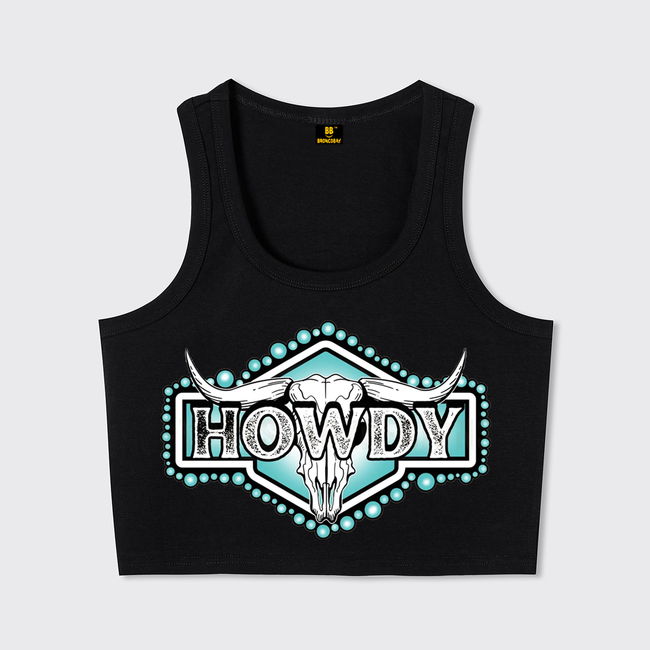 Howdy Western Skull Tank Top