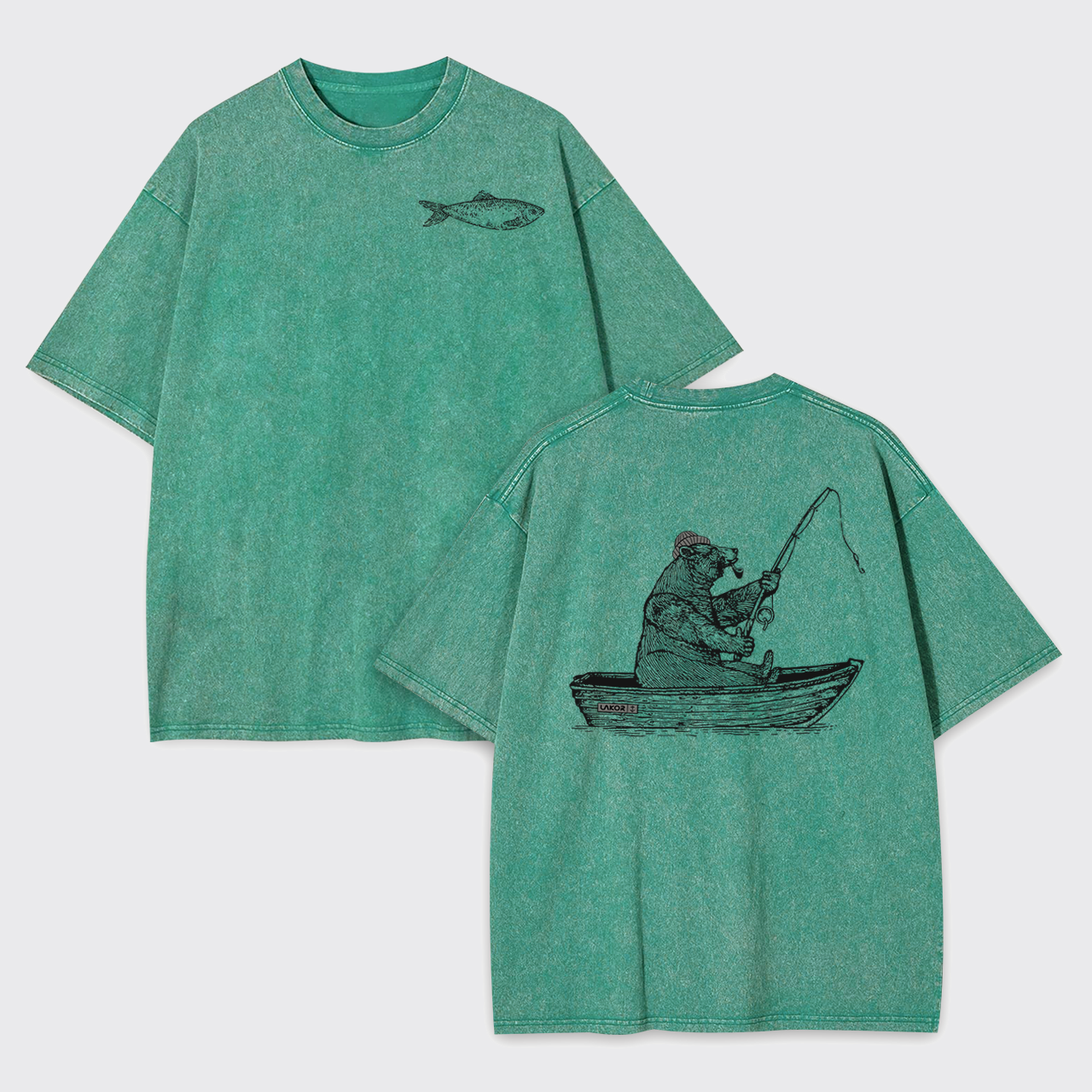 Boat Bear Garment-dye Tees