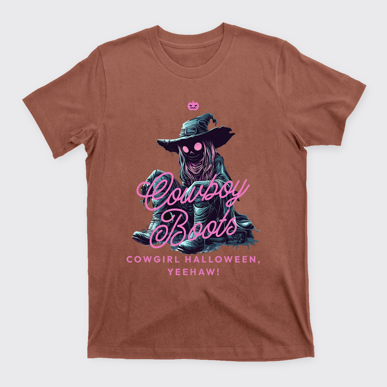 Spooky Western Cowgirl Halloween T-Shirts