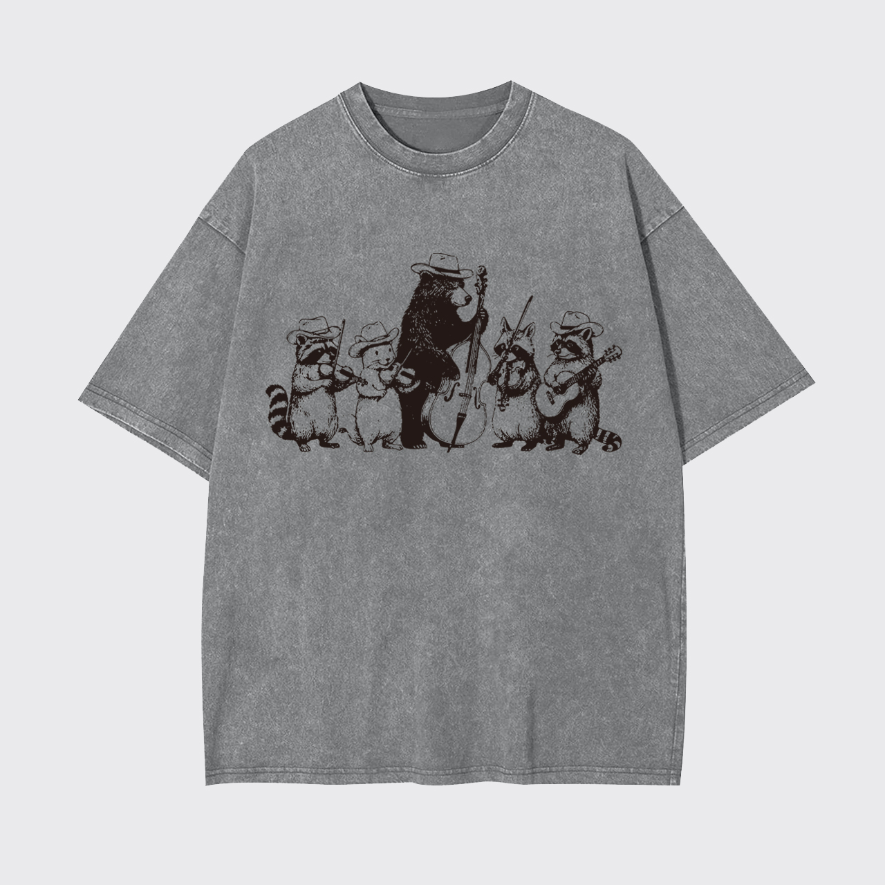 Animal Band Vintage Country Music Garment-dye Tees