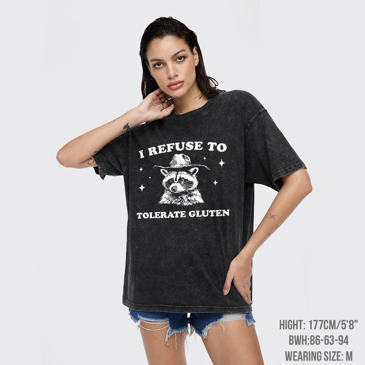 I Refuse To Tolerate Gluten Garment-dye Tees