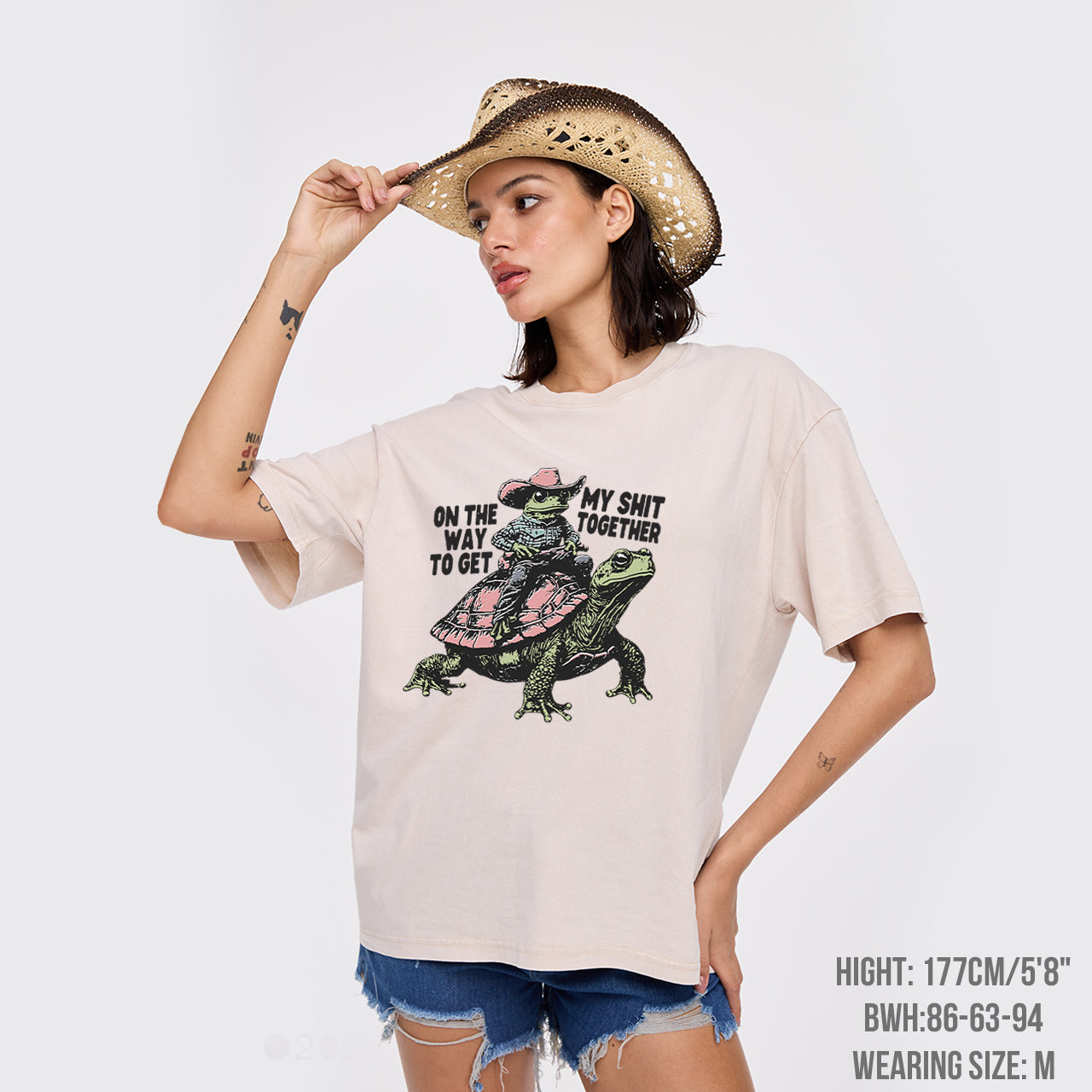 On The Way To Get My Shit Together Garment-dye Tees