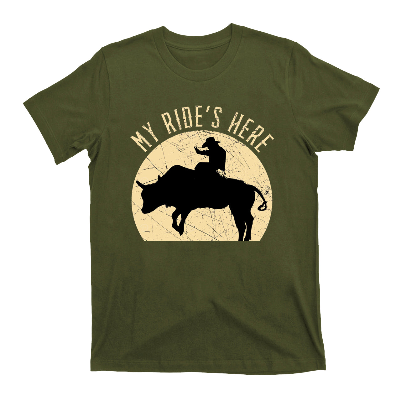 My Rides Here Cowboy T-Shirts