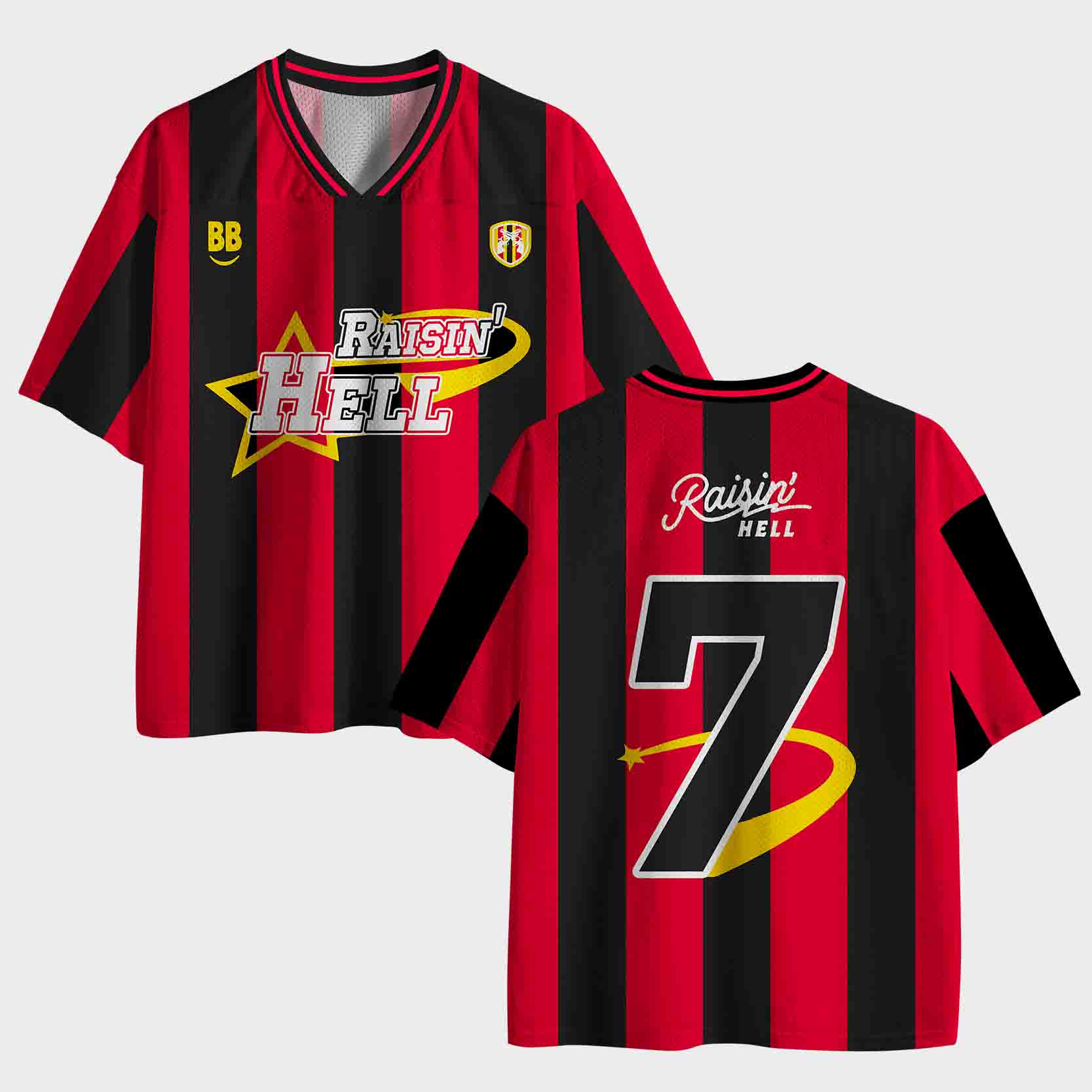 Personalized Raisin' Hell Mesh Jersey
