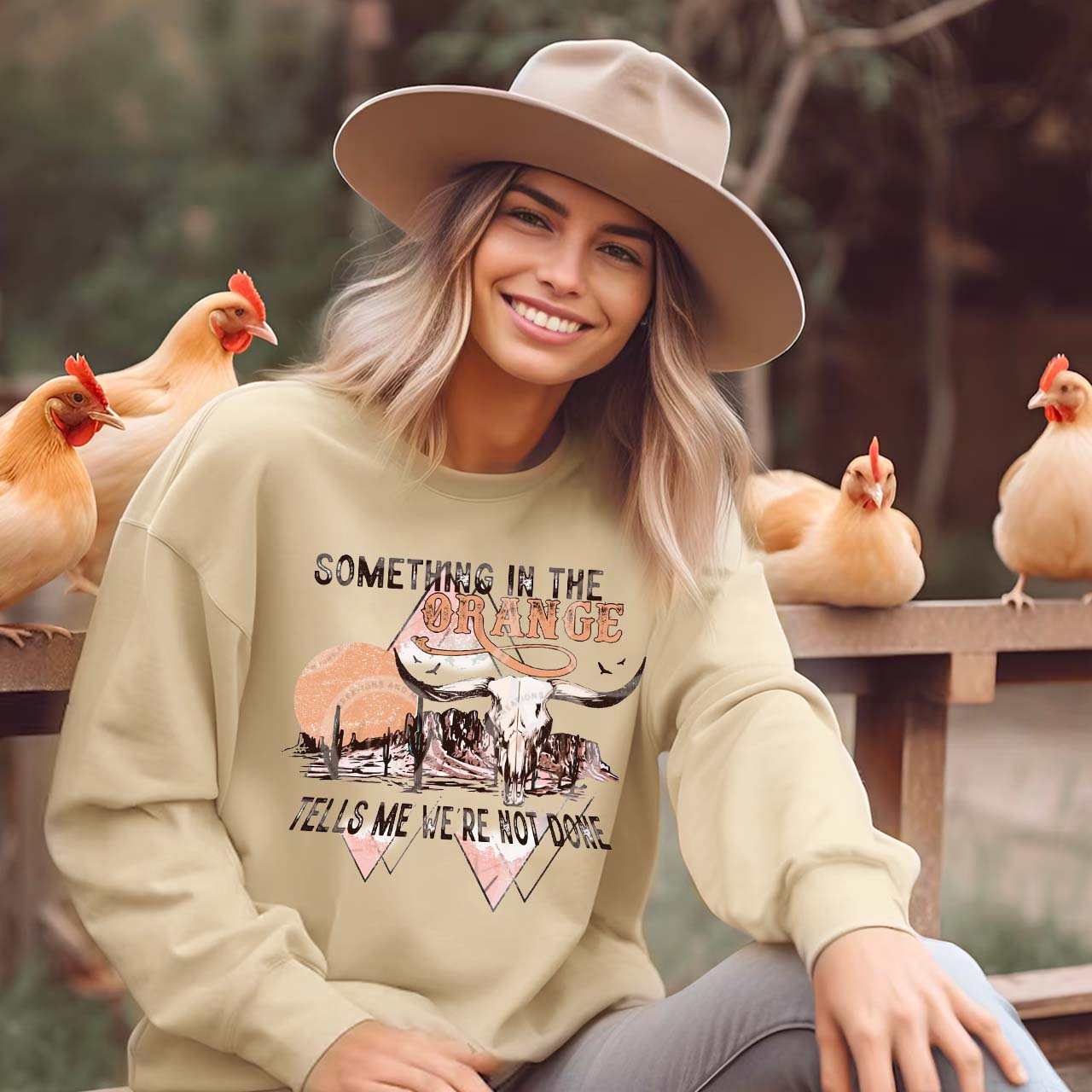 Tells We're Not Done Sweatshirt