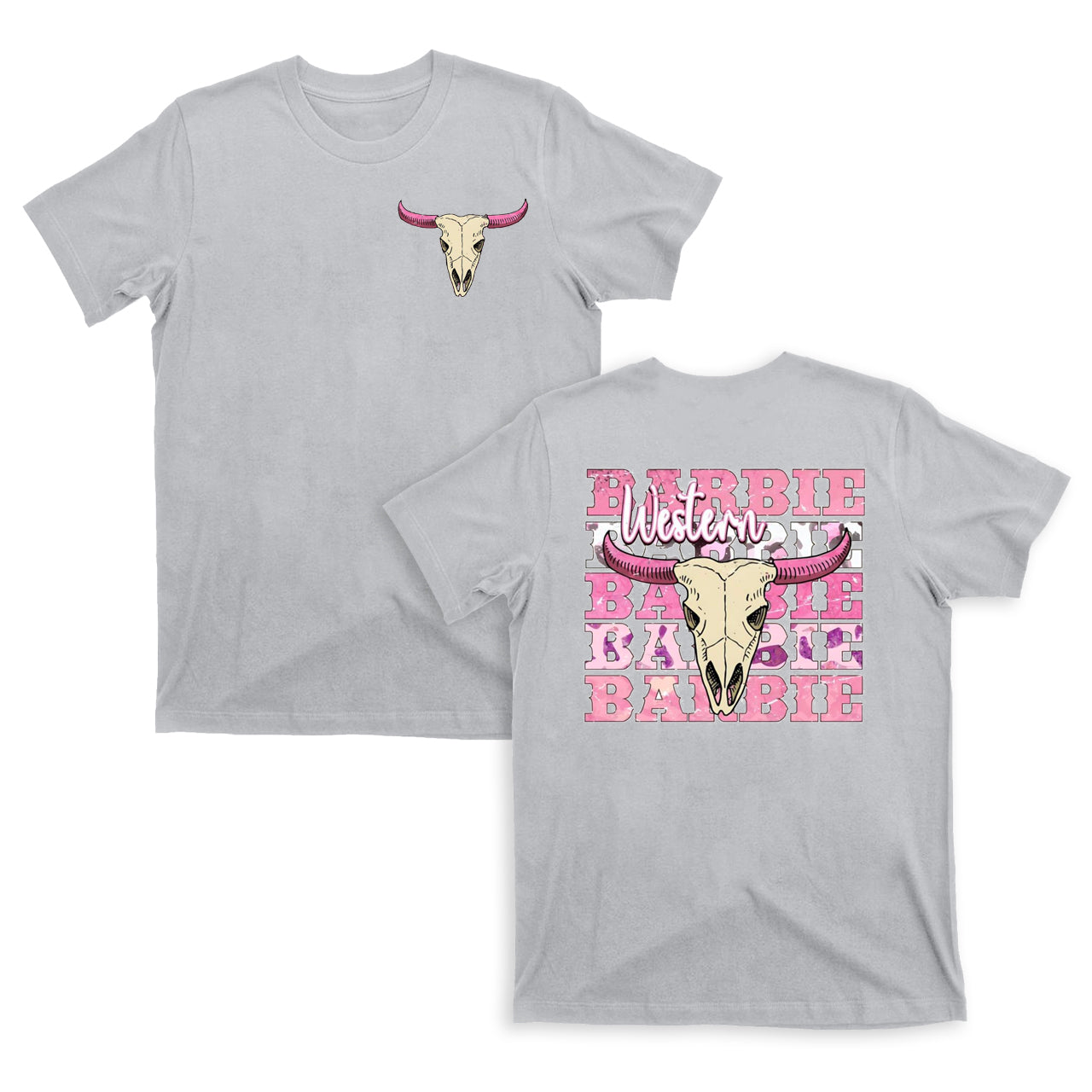 Barbie Cow Bull Cowgirl T-Shirts