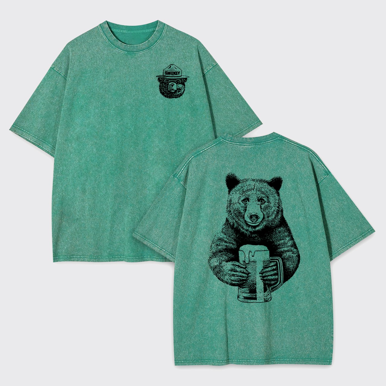Smokey The Bear Garment-dye Tees