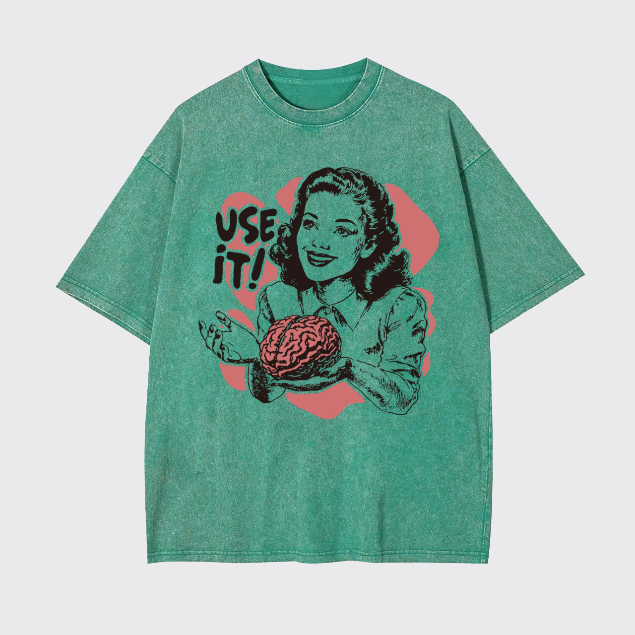Sarcastic Use Your Brain Garment-dye Tees