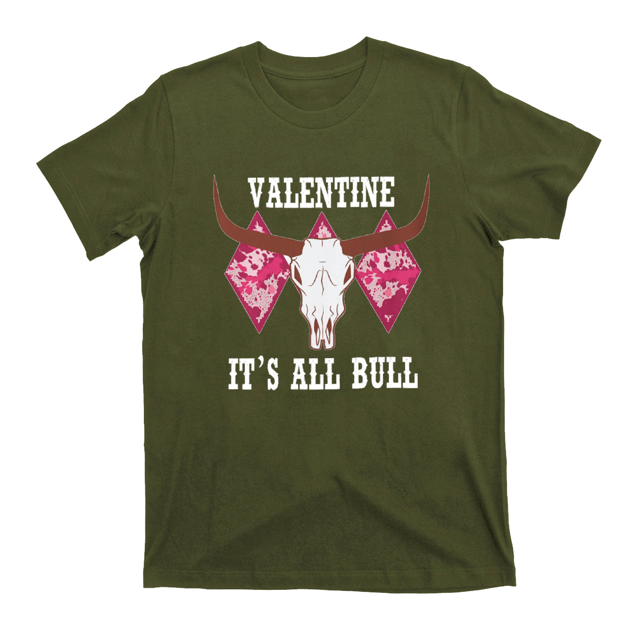 Valentine It's All Bull Western T-Shirts