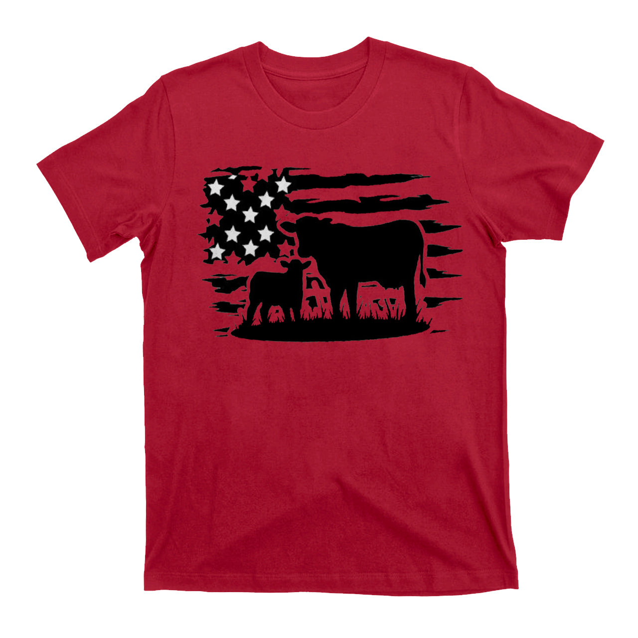 USA Cow Farm Cowboybay T-Shirts