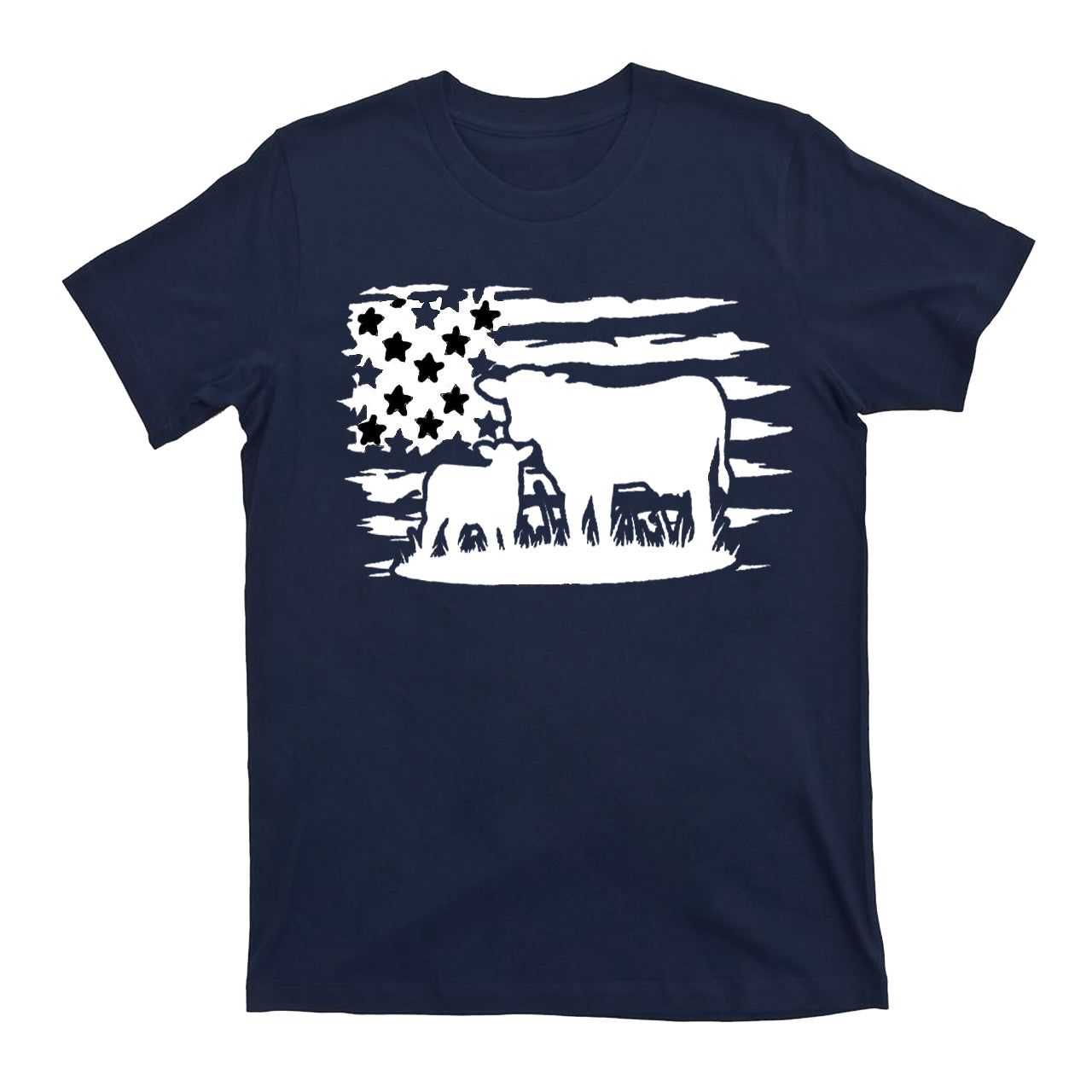 USA Cow Farm Cowboybay T-Shirts