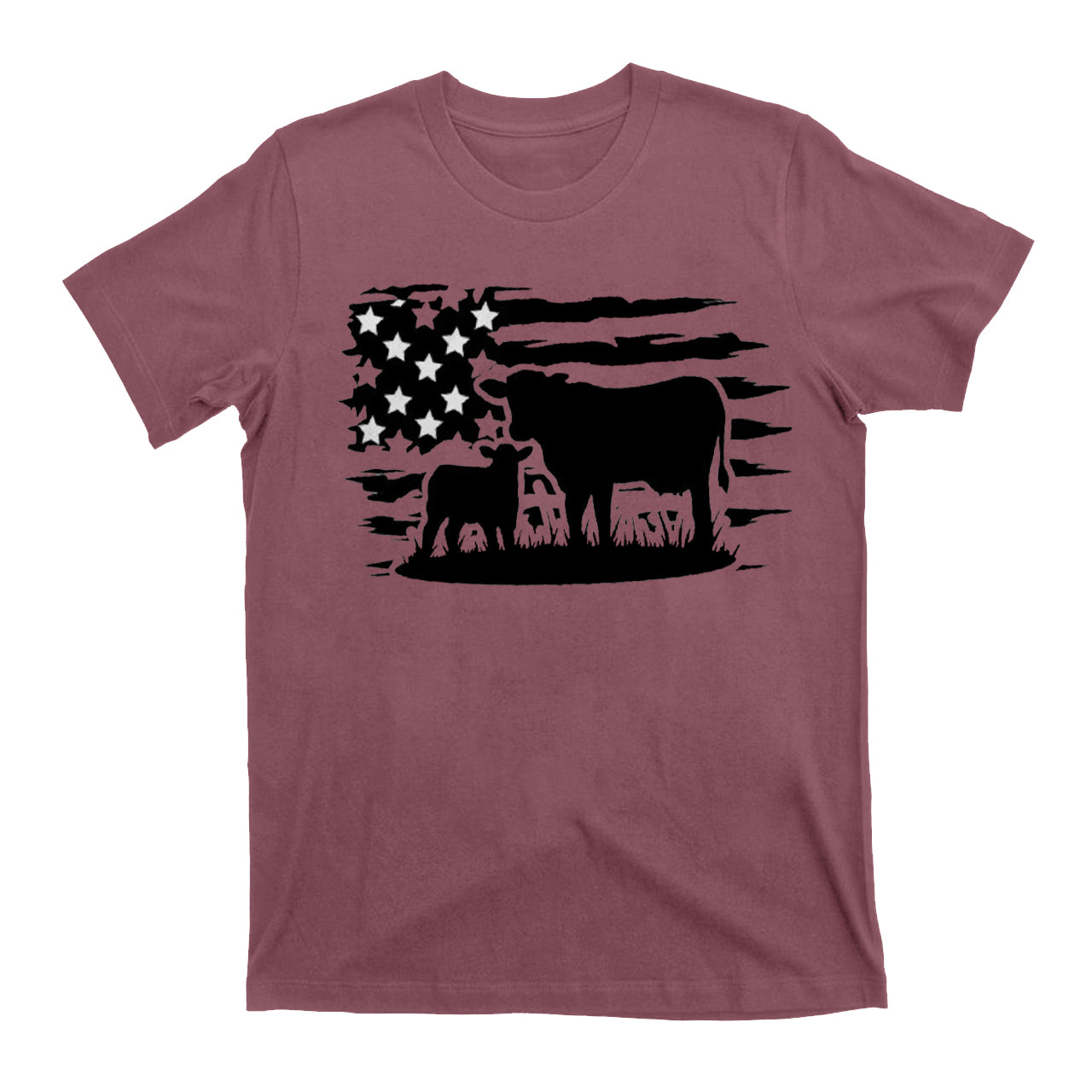 USA Cow Farm Cowboybay T-Shirts