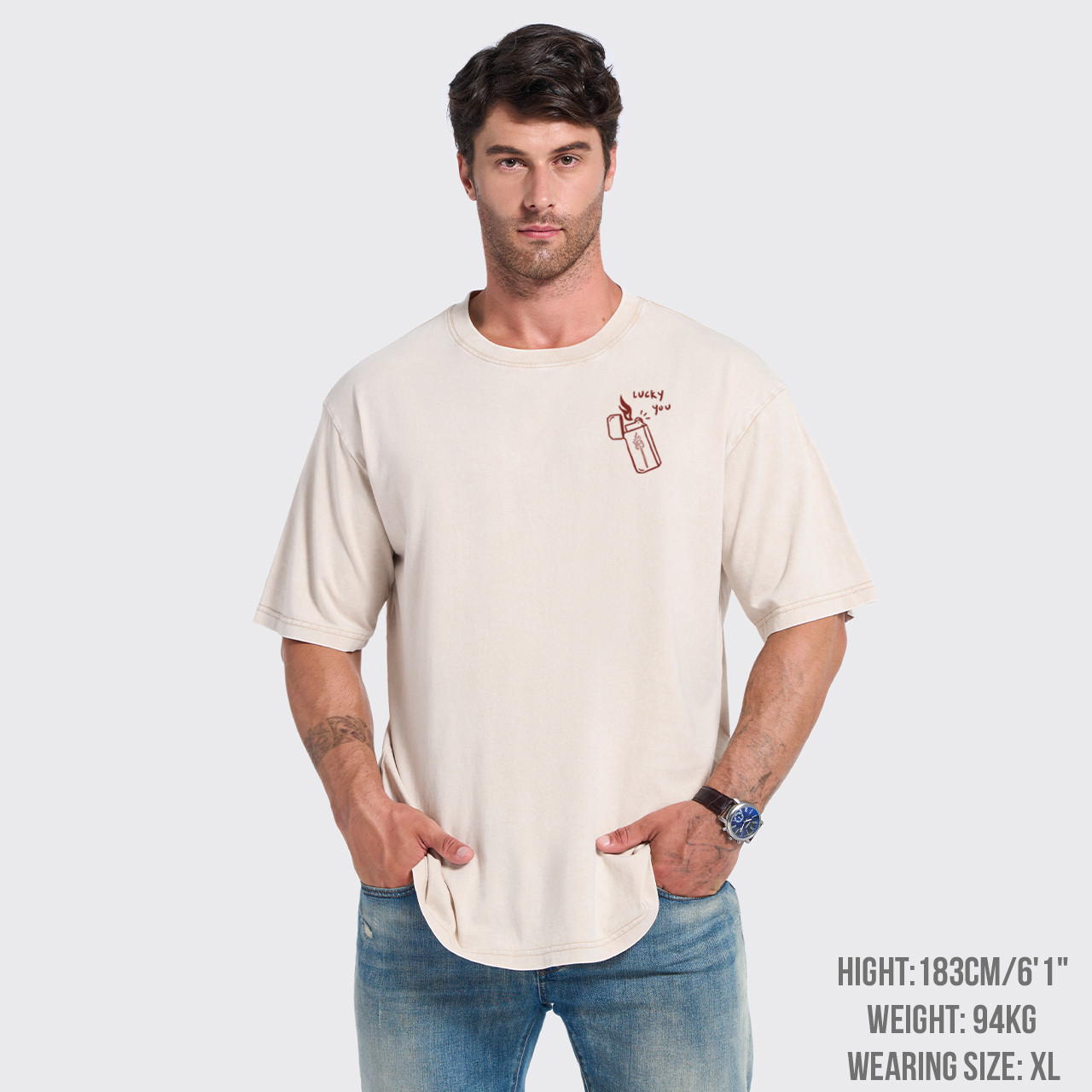 Lucky You Garment-dye Tees