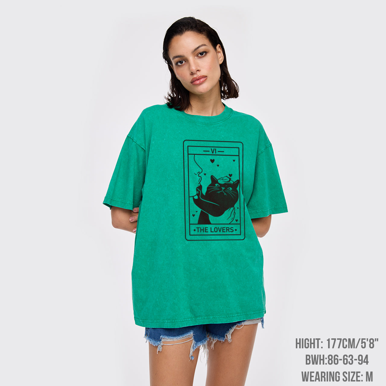 Tarot Cat Garment-dye Tees