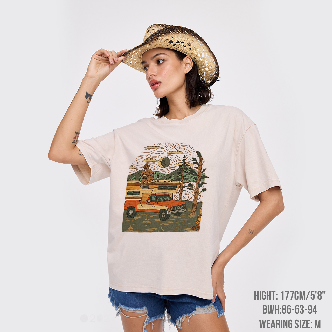 Rugged Cowboy Adventure Garment-dye Tees