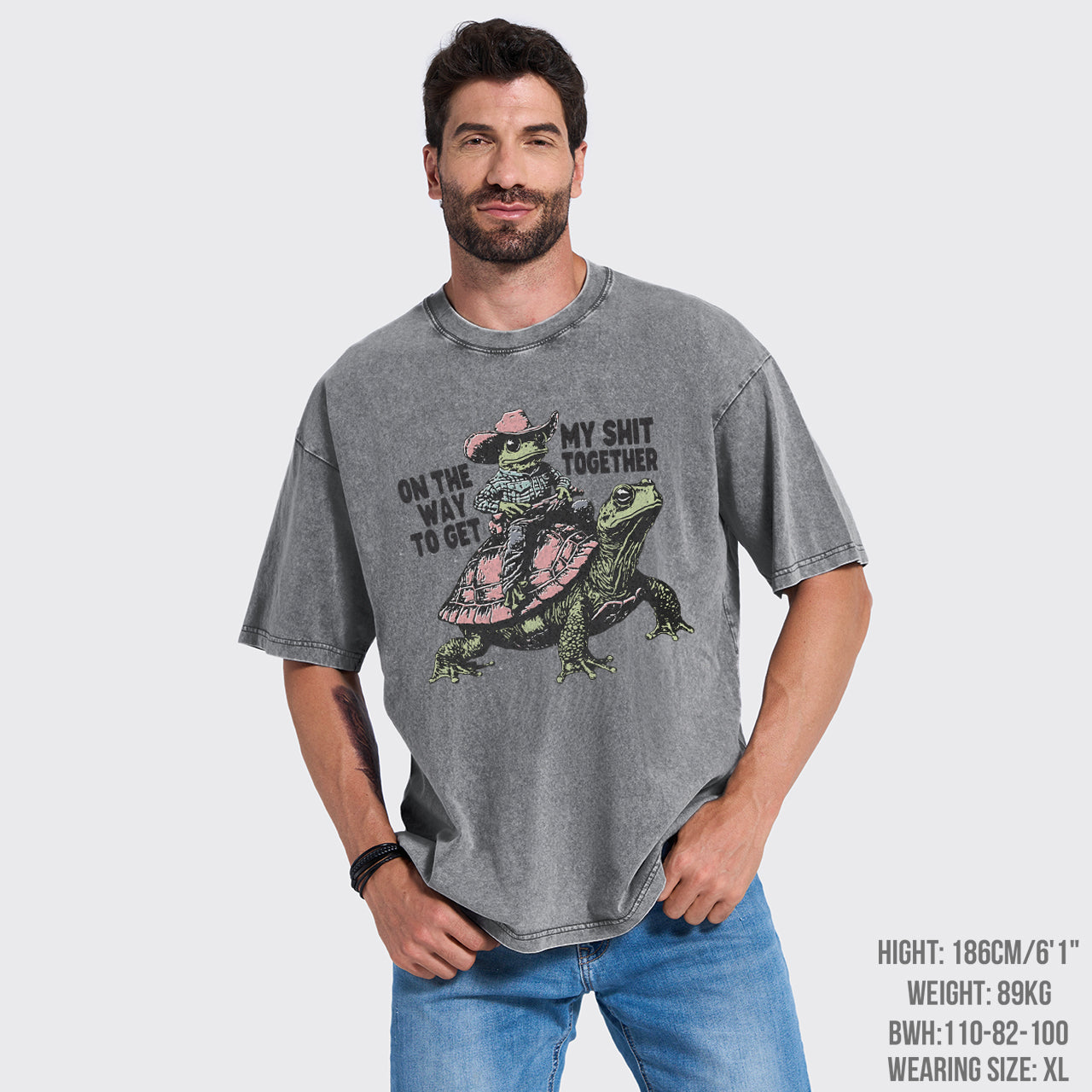 On The Way To Get My Shit Together Garment-dye Tees