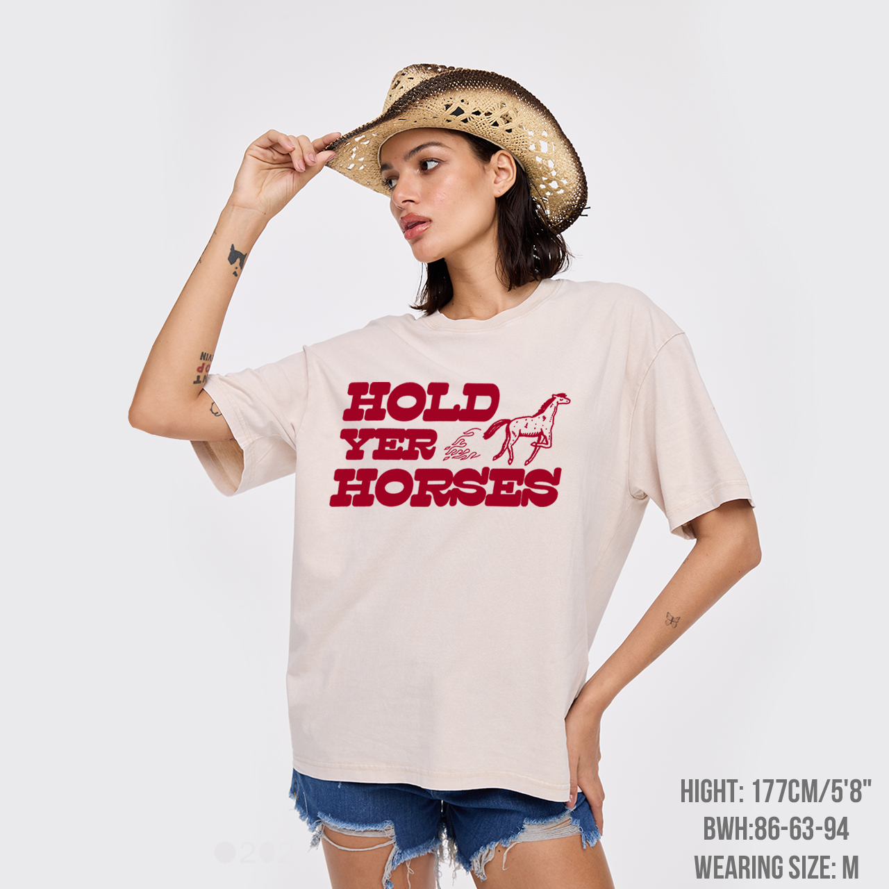 Hold Yer Horses Garment-dye Tees